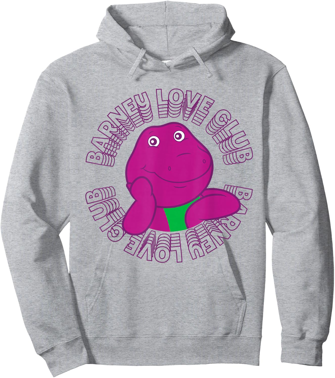 Barney - Love Club Hoodie - Hoodie | Ash