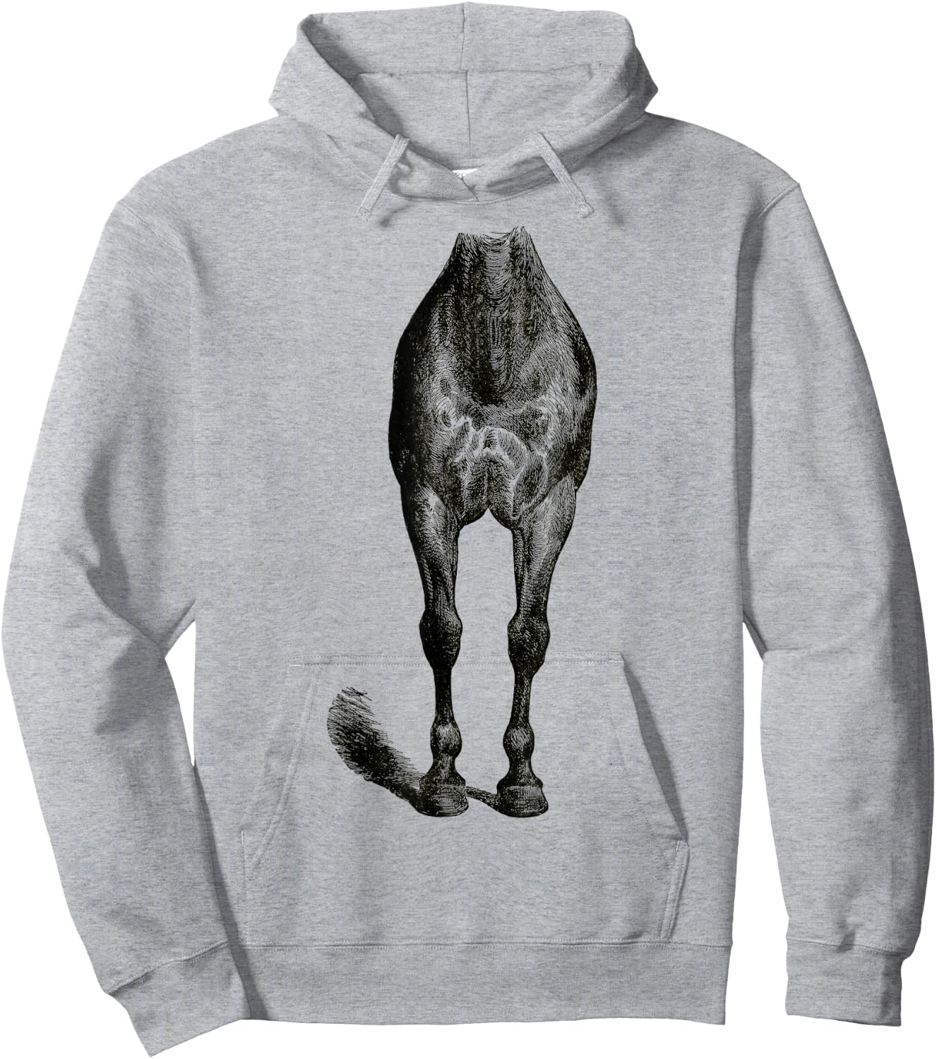 Halloween Horse Body Costume for Kids Hoodie - Hoodie | Ash