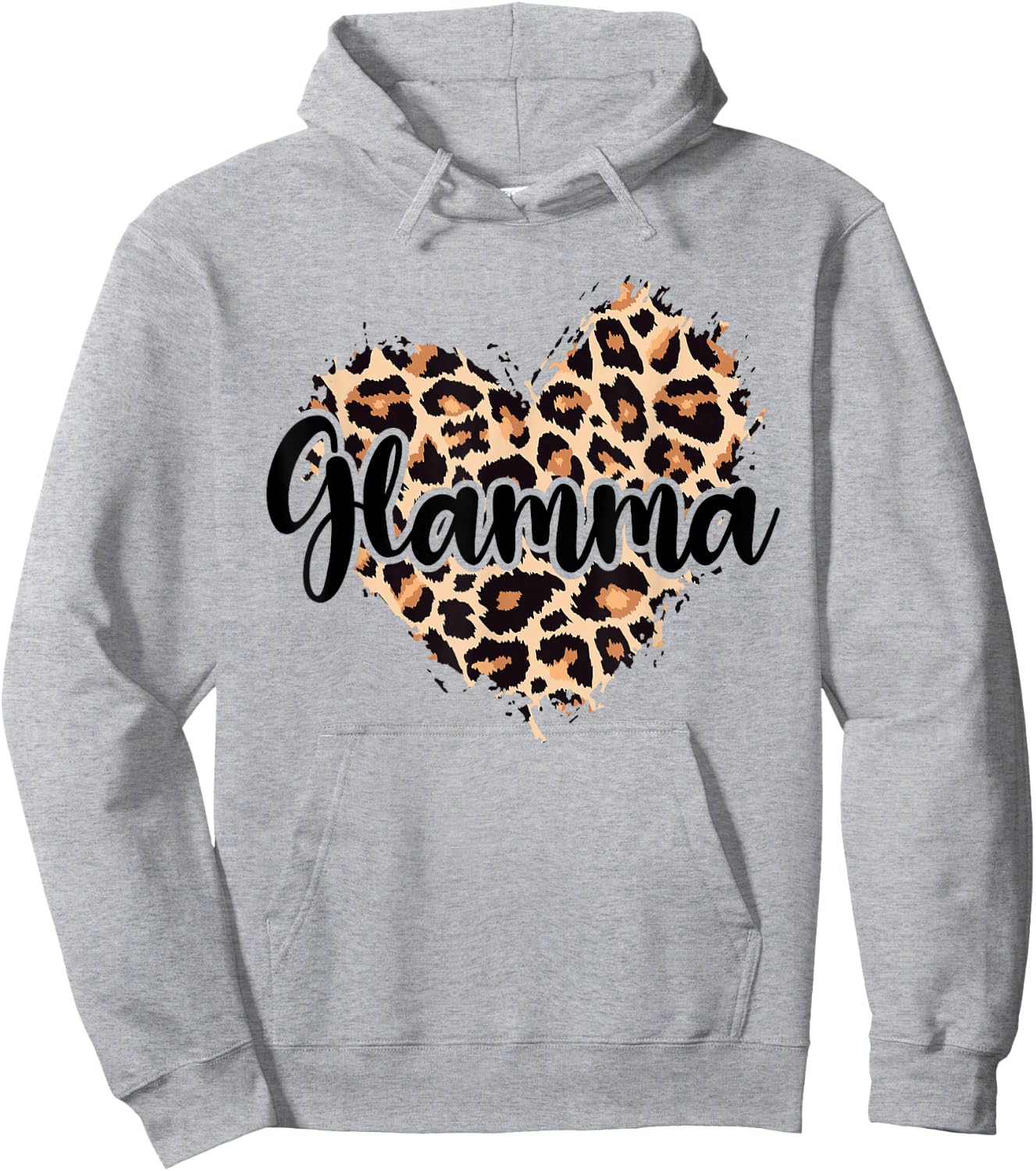 Glamma Leopard Hoodie - Hoodie | Ash