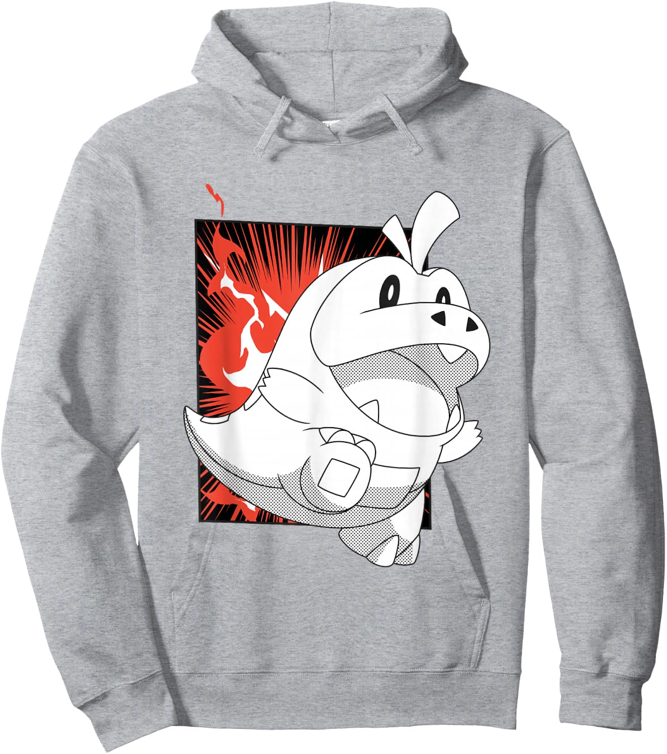 Pokémon Fuecoco Full Of Joy Fiery Shot Vintage Hoodie - Hoodie | Ash