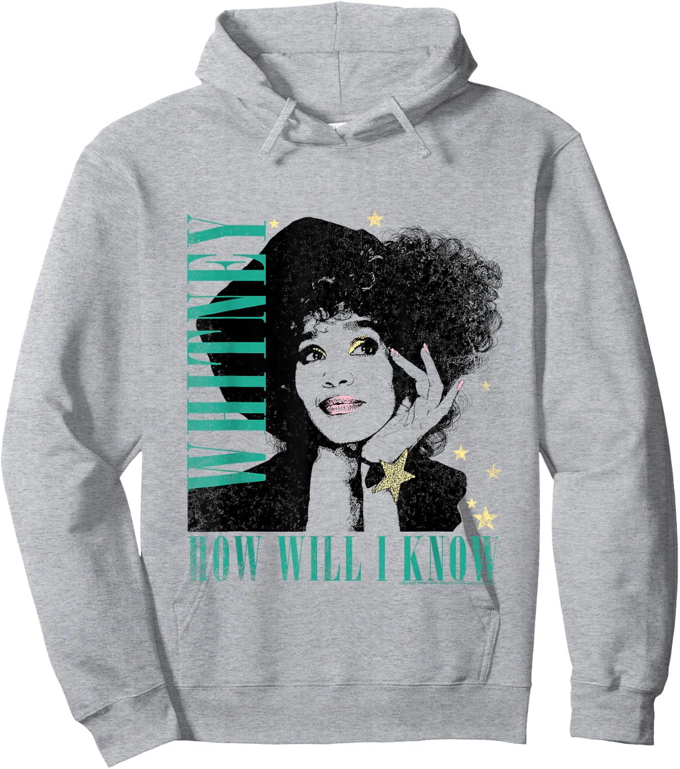 Whitney Houston How Will I Know Hoodie - Hoodie | Ash