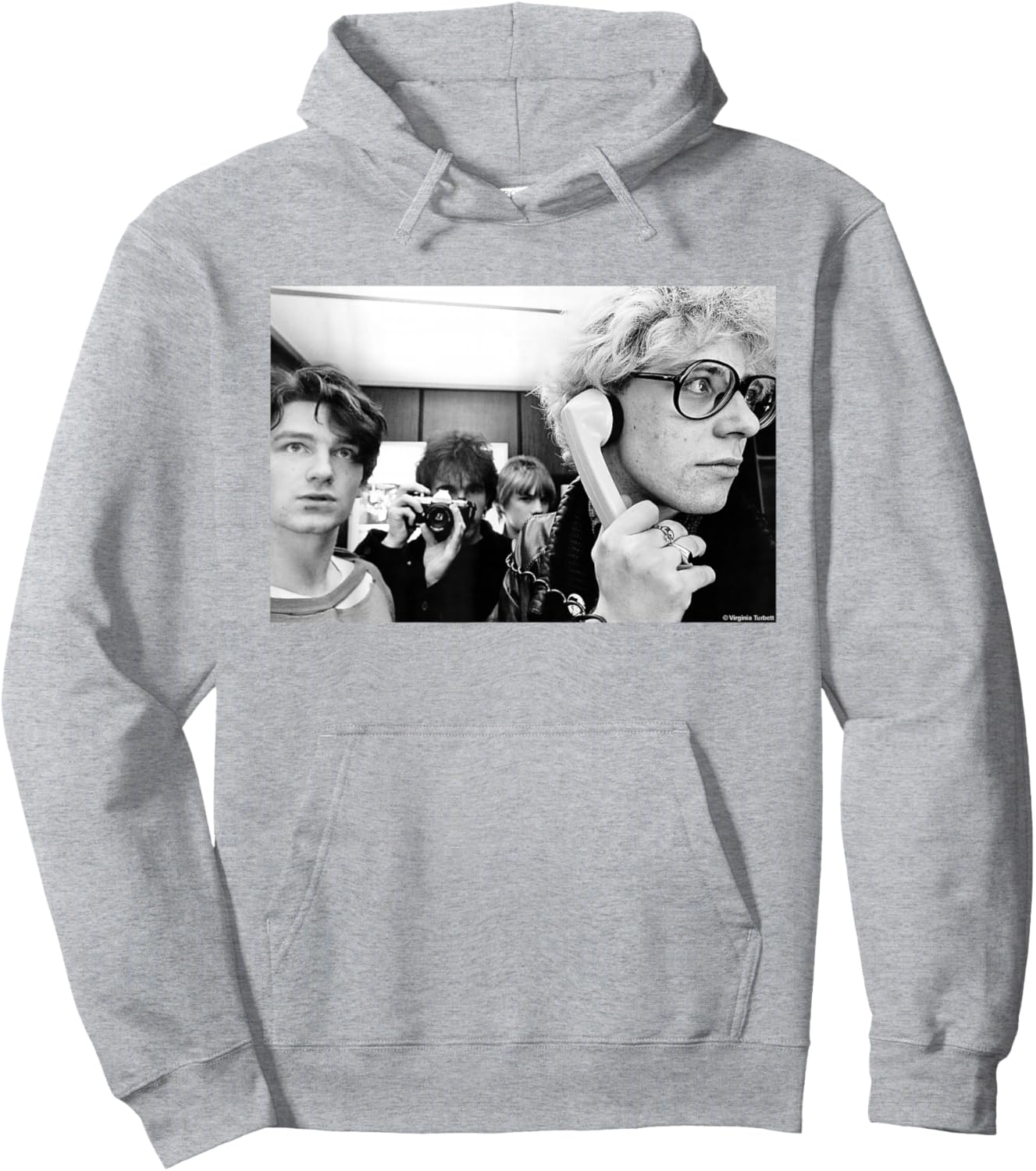 U2 Band Photo 1980 by Virginia Turbett Hoodie - Hoodie | Ash