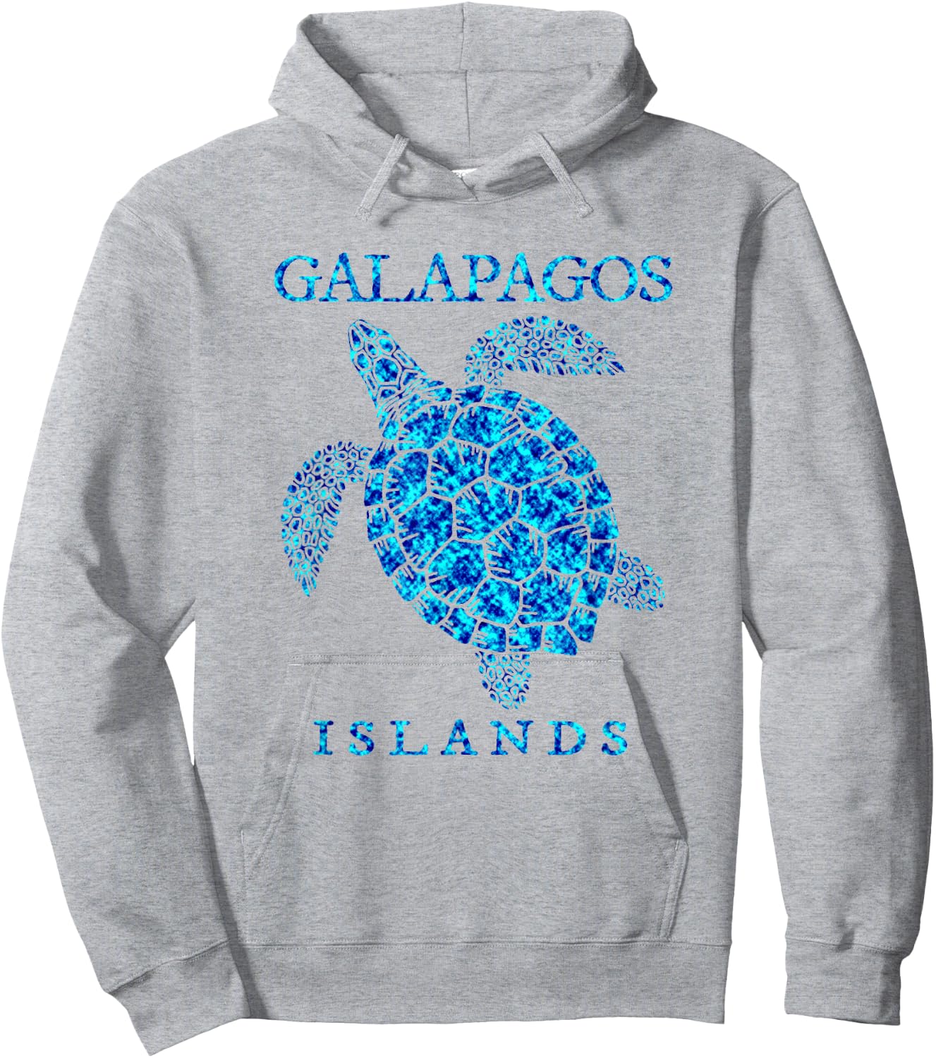 Galapagos Islands Ecuador Sea Turtle Souvenir Hoodie - Hoodie | Ash