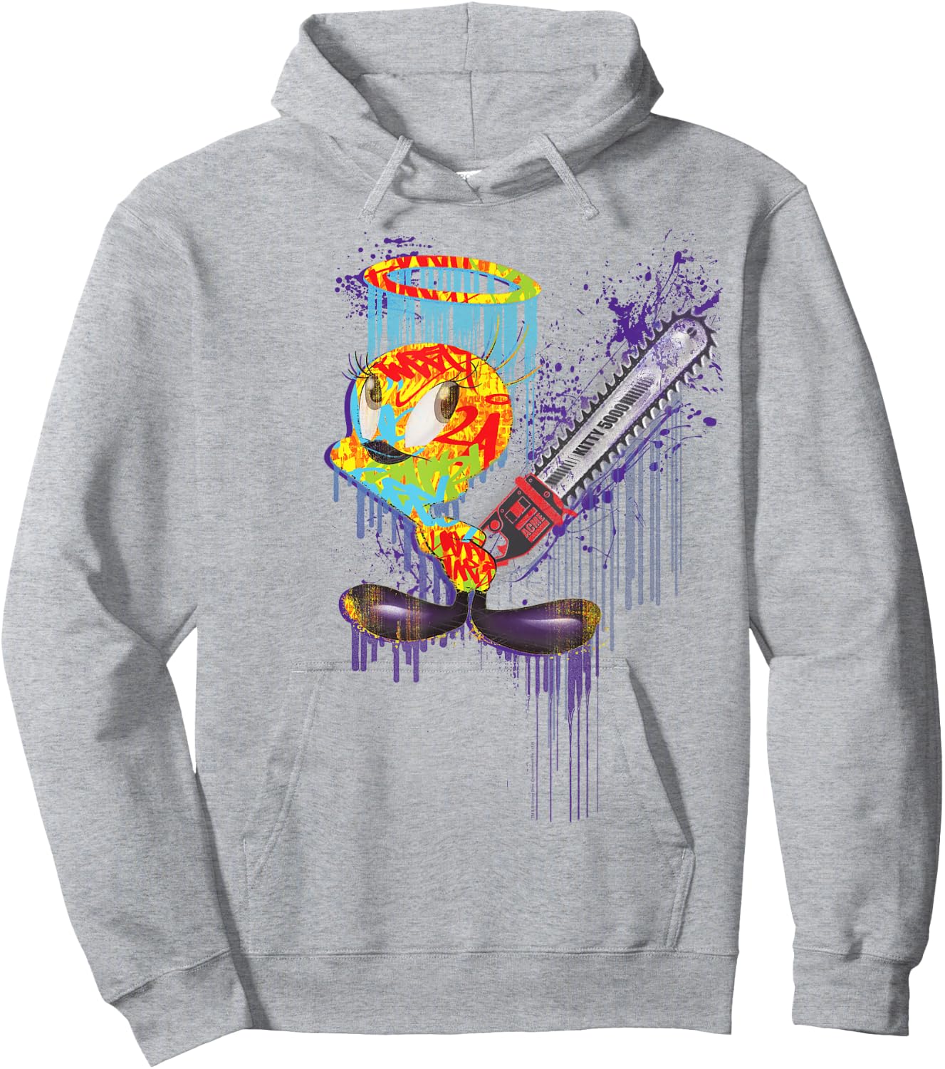 Looney Tunes Audacious Tweety Hoodie - Hoodie | Ash