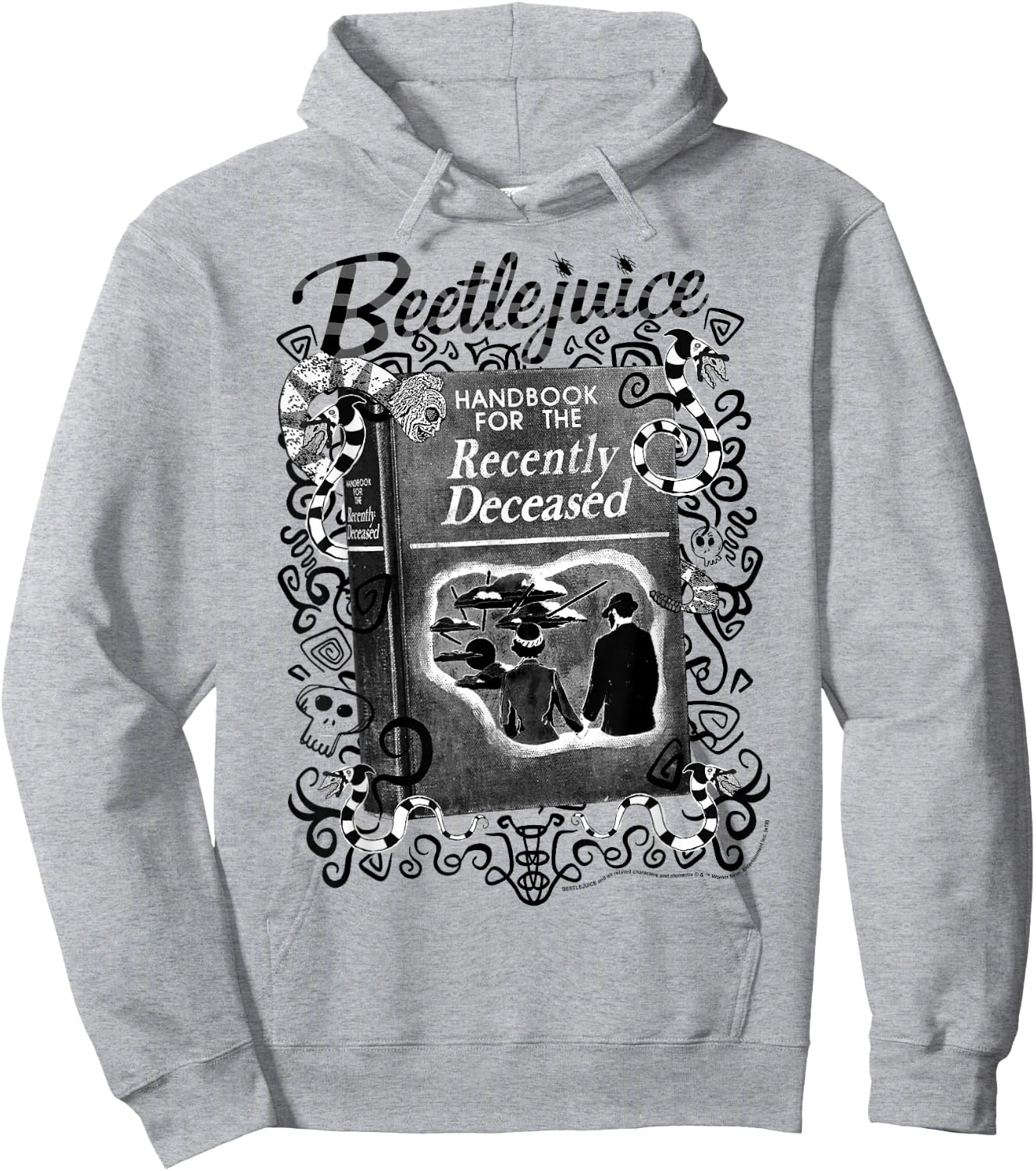 Beetlejuice Handbook for The Recently Deceased Hoodie - Hoodie | Ash