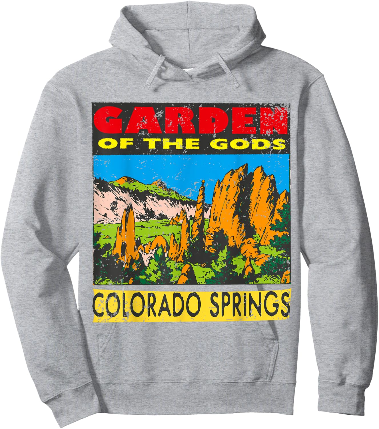 Garden of the Gods Colorado Springs Hoodie - Hoodie | Ash