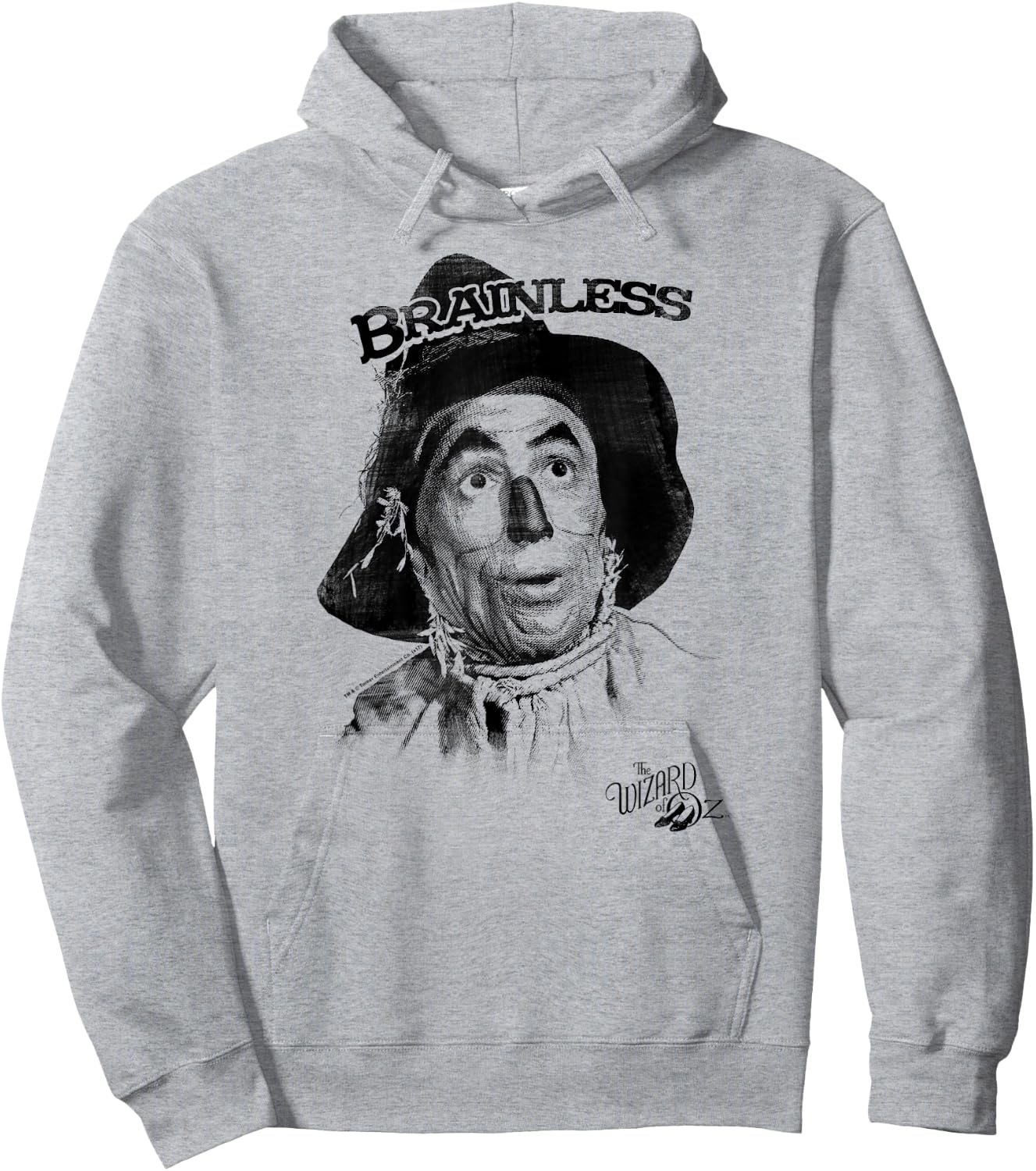 The Wizard of Oz Scarecrow Brainless Hoodie - Hoodie | Ash