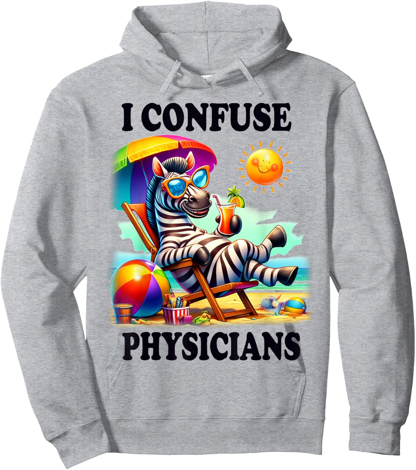 Funny Chronic Illness I confuse Physicians Hoodie - Hoodie | Ash