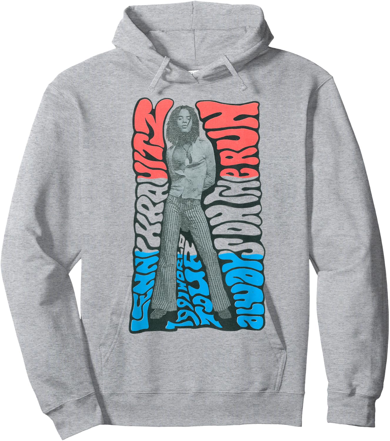 Lenny Kravitz Wavy World Tour Hoodie - Hoodie | Ash