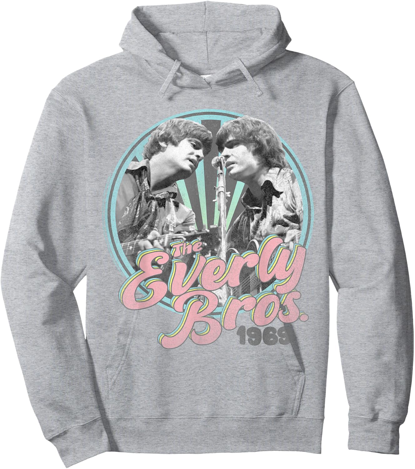 The Everly Brothers Guitars 1969 Hoodie - Hoodie | Ash