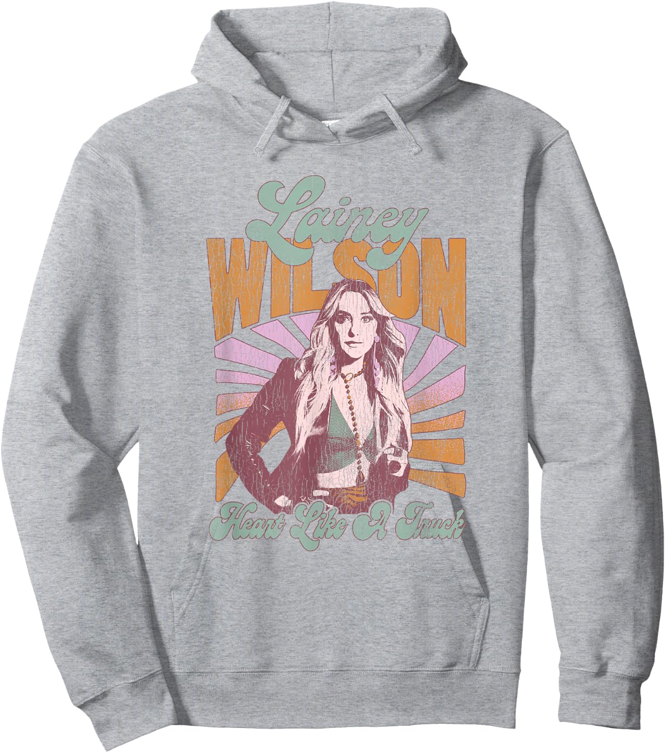 Lainey Wilson - Heart Like A Truck Hoodie - Hoodie | Ash