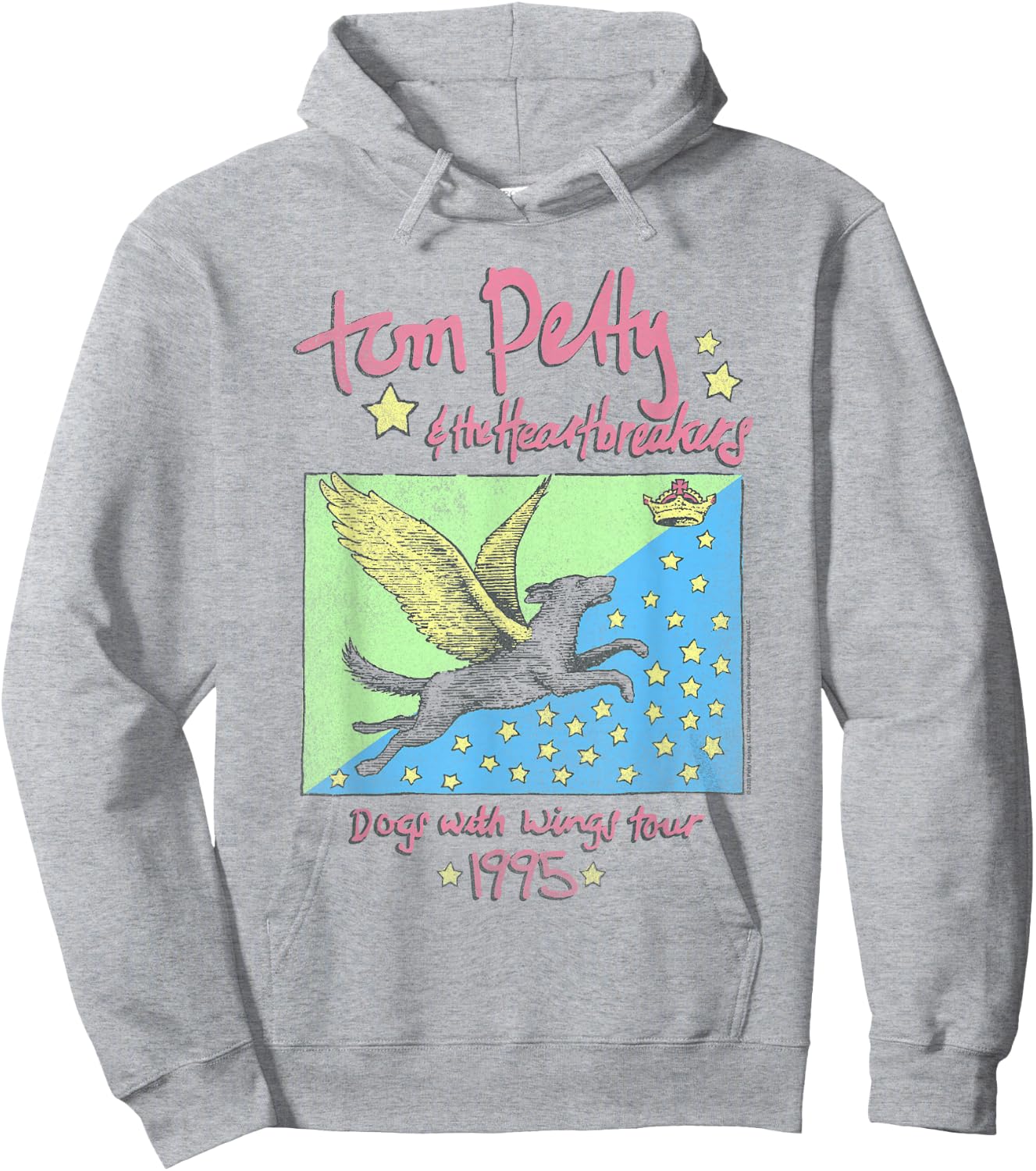 Tom Petty Dogs With Wings Tour 1995 Hoodie - Hoodie | Ash