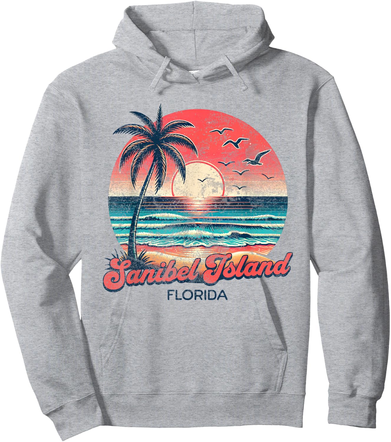 Sanibel Island Hoodie - Hoodie | Ash