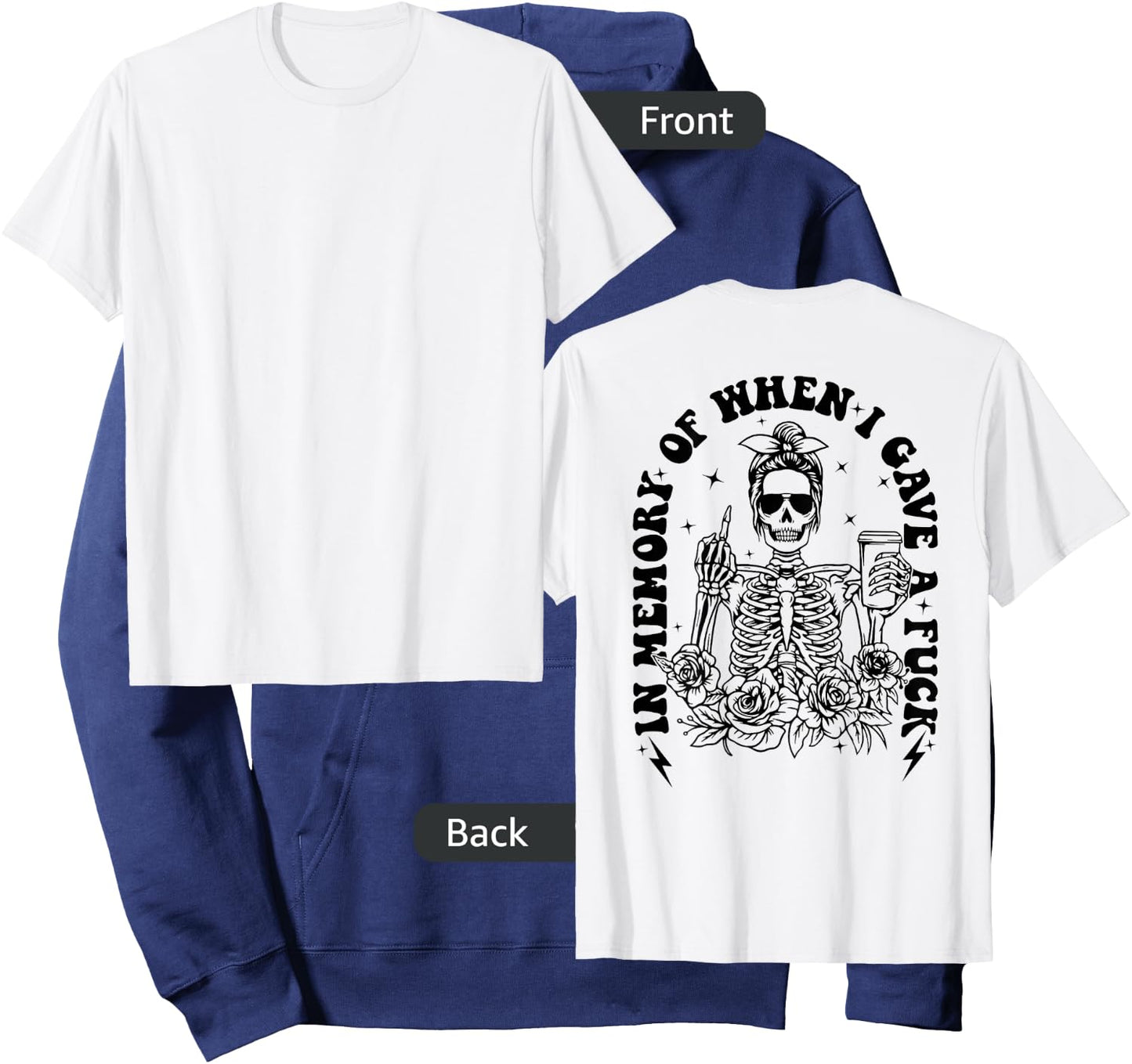 In Memory of when I Gave a Fuck Hoodie - Hoodie | Navy