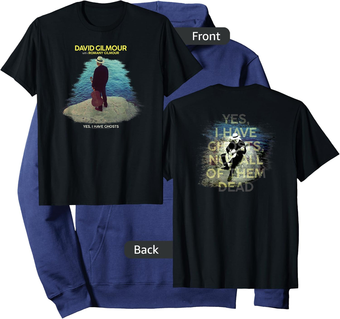 David Gilmour Yes I Have Ghosts Hoodie - Hoodie | Navy