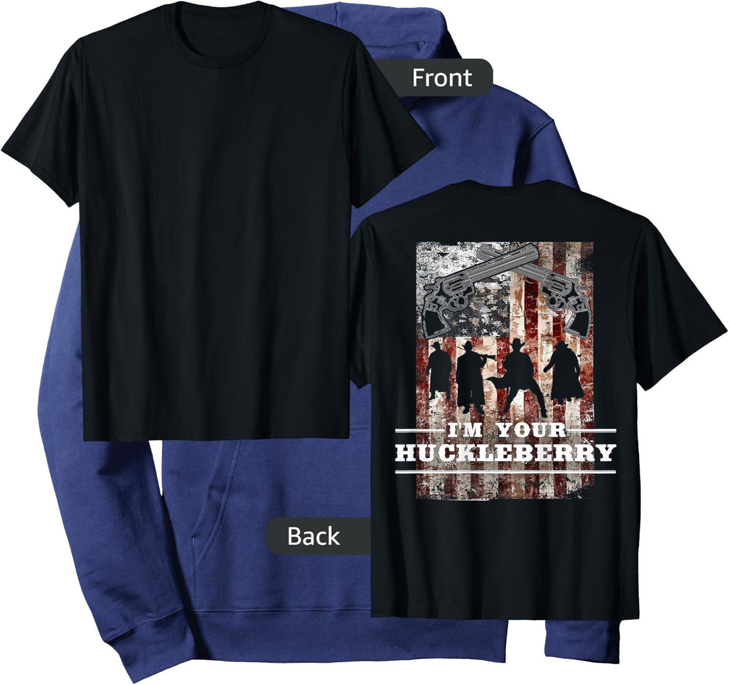 I'm Your Huckleberry - American Hoodie - Hoodie | Navy