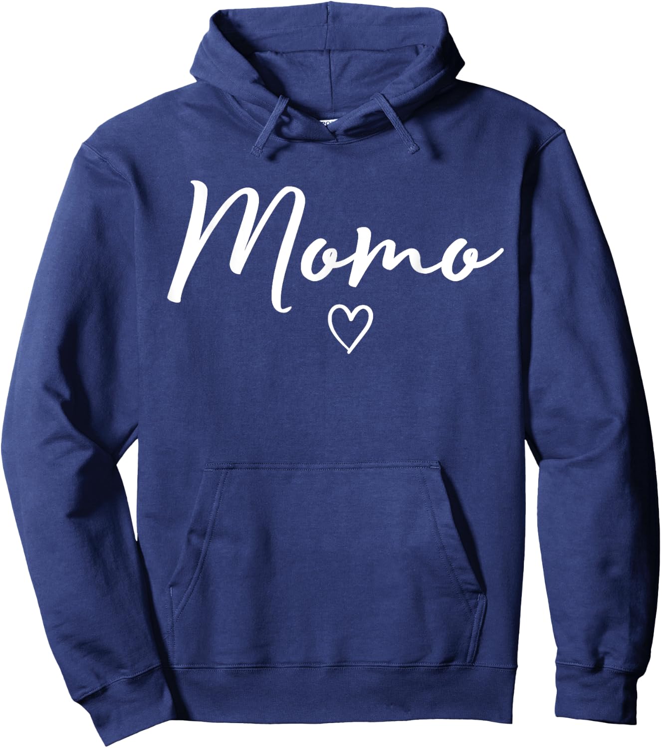 Momo Gifts Grandma Heart Mother's Day Momo Hoodie - Hoodie | Navy
