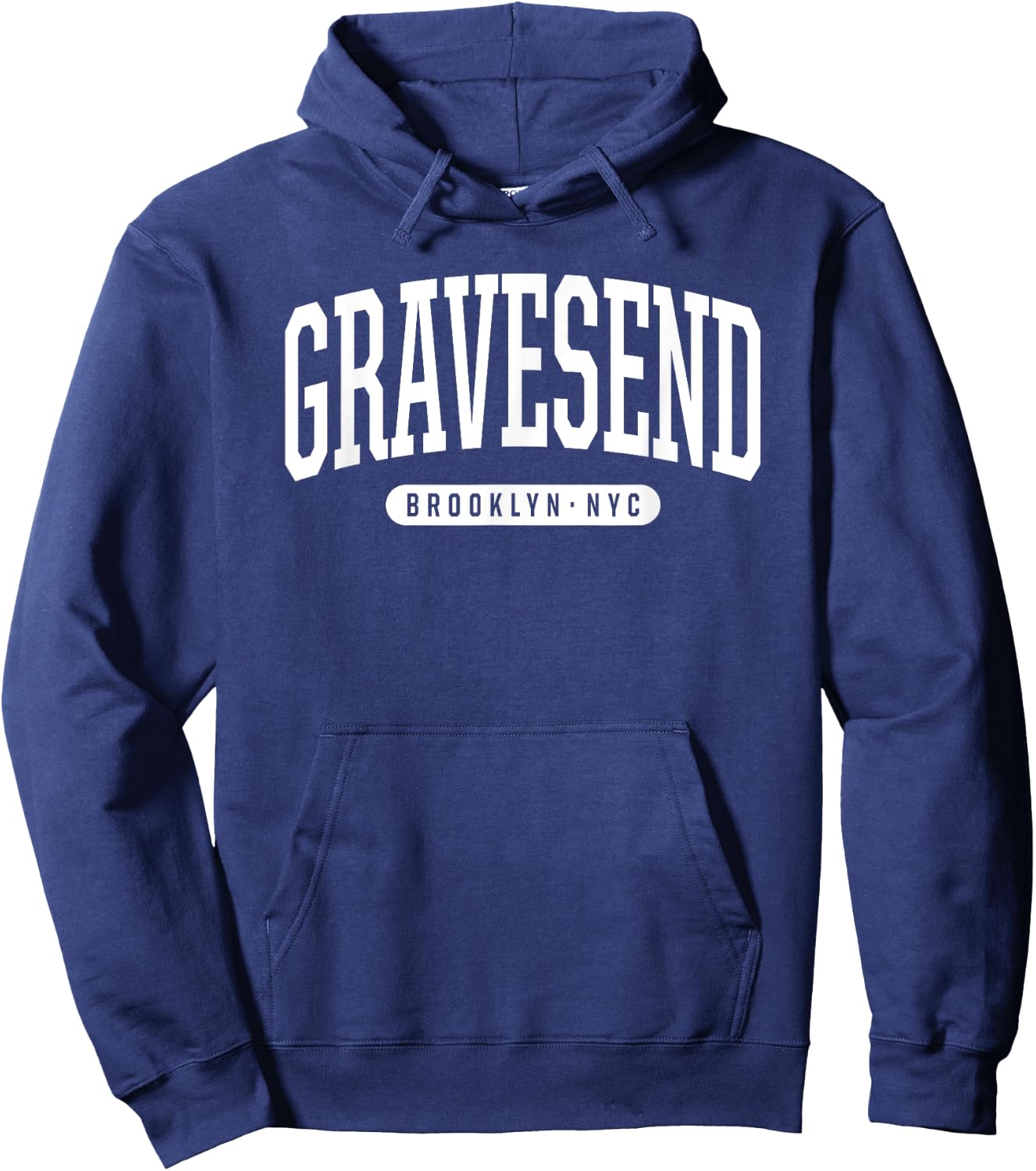 NYC Borough Gravesend Brooklyn New York Hoodie - Hoodie | Navy