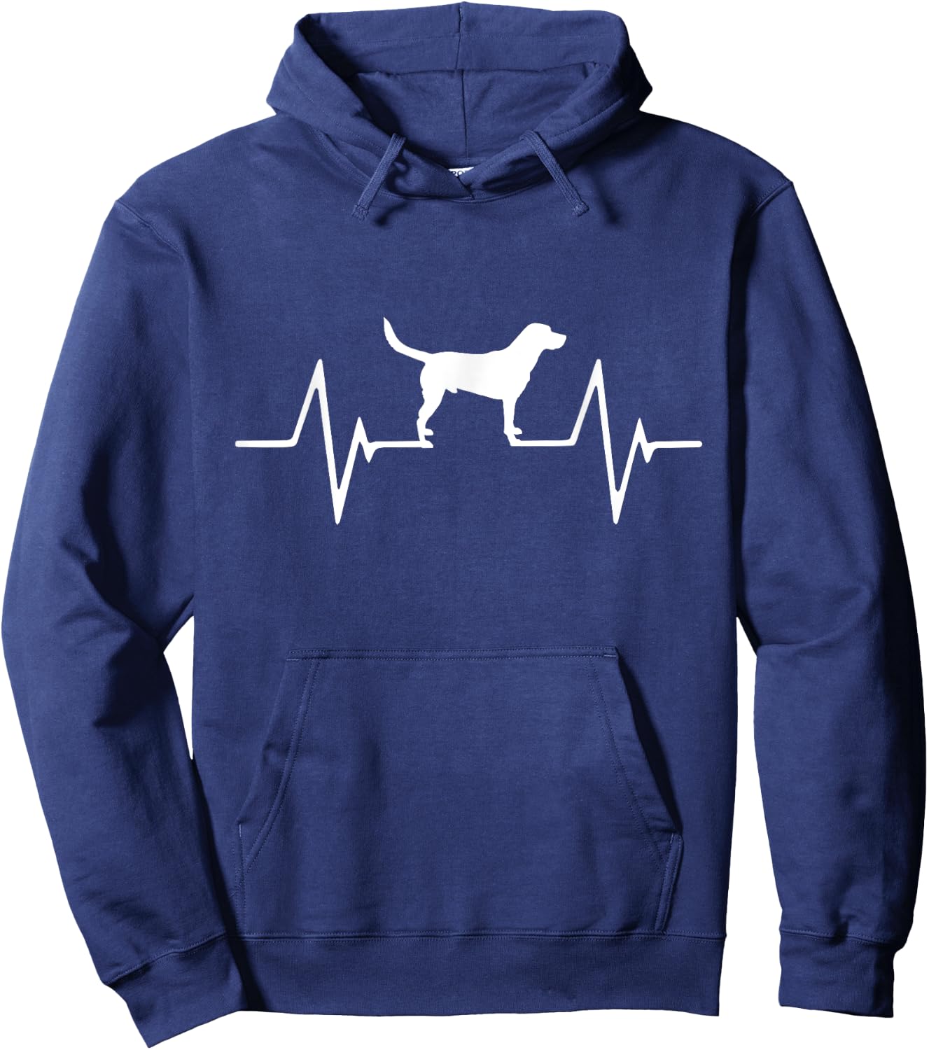 Labrador Retriever Heartbeat Gift Hoodie - Hoodie | Navy