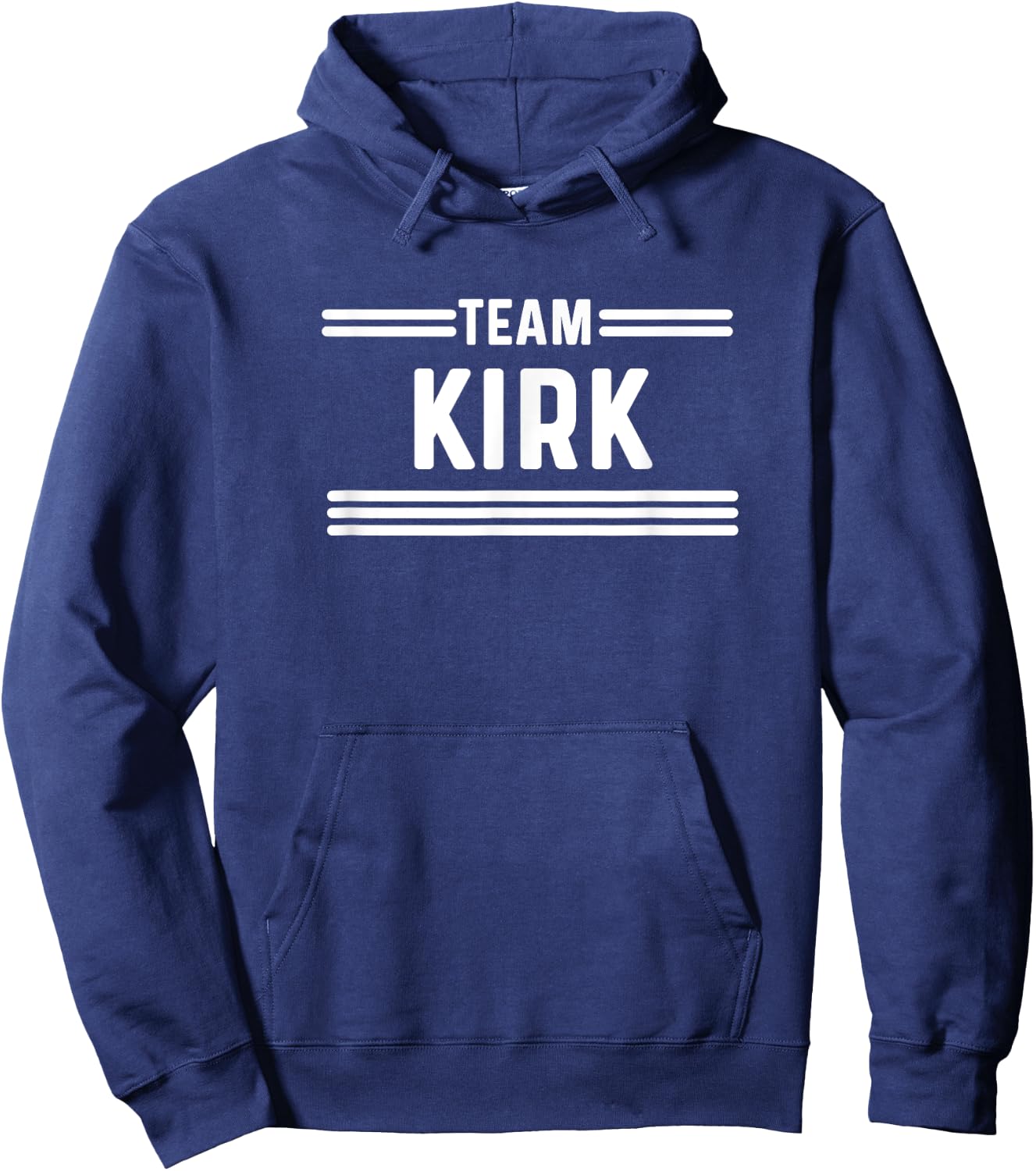 Team Kirk - Family Name Hoodie - Hoodie | Navy