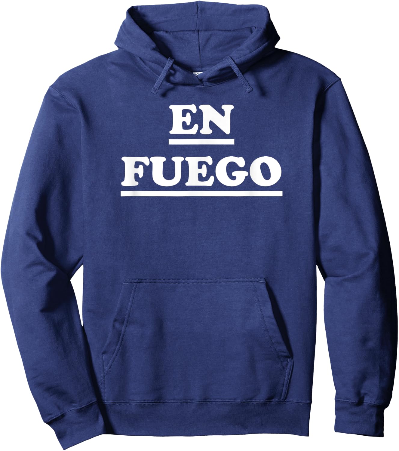 En Fuego- On Fire- Funny Spanish Camiseta Hoodie - Hoodie | Navy