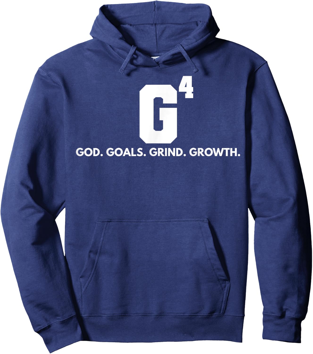 G4 God Goals Grind Grow Hoodie - Hoodie | Navy