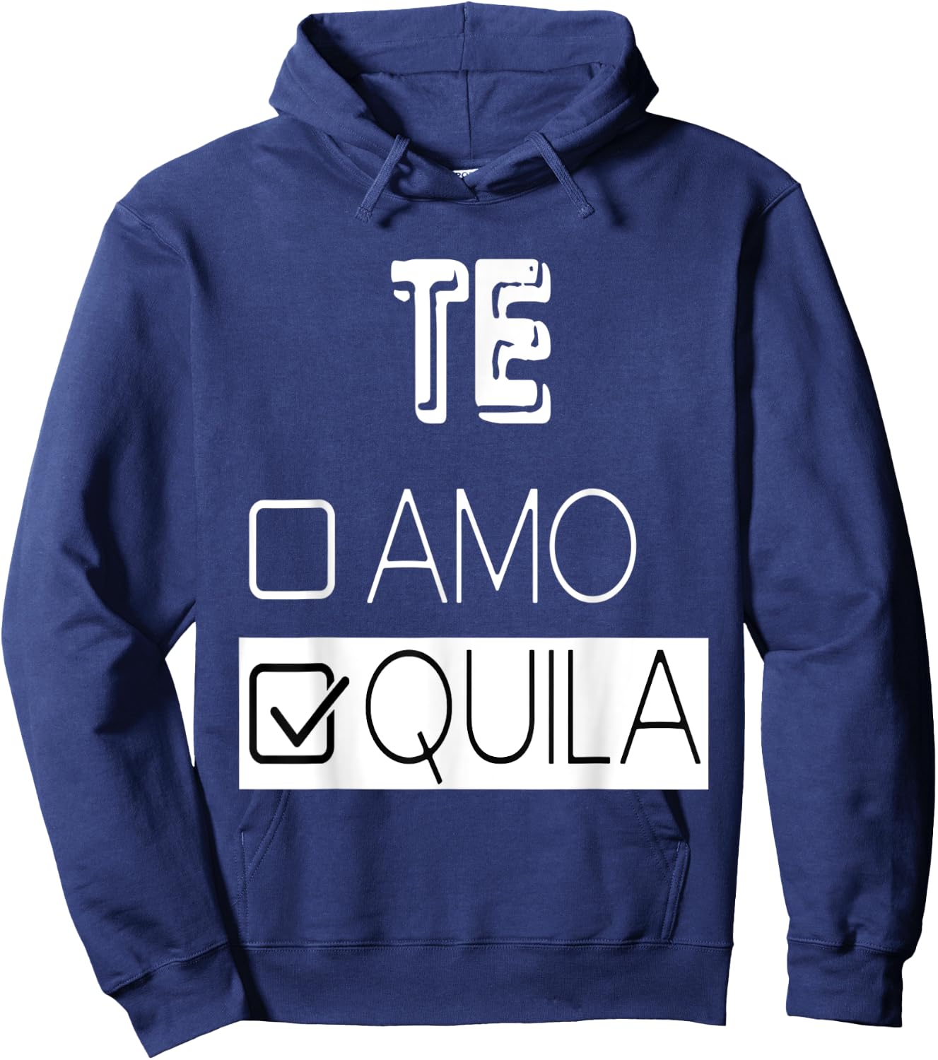 Funny Tequila Drink Lover Hoodie - Hoodie | Navy