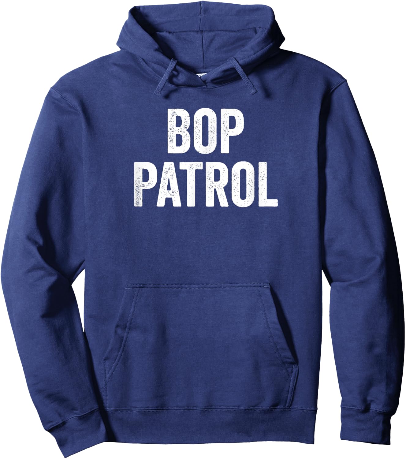 Funny Bop Patrol Hoodie - Hoodie | Navy