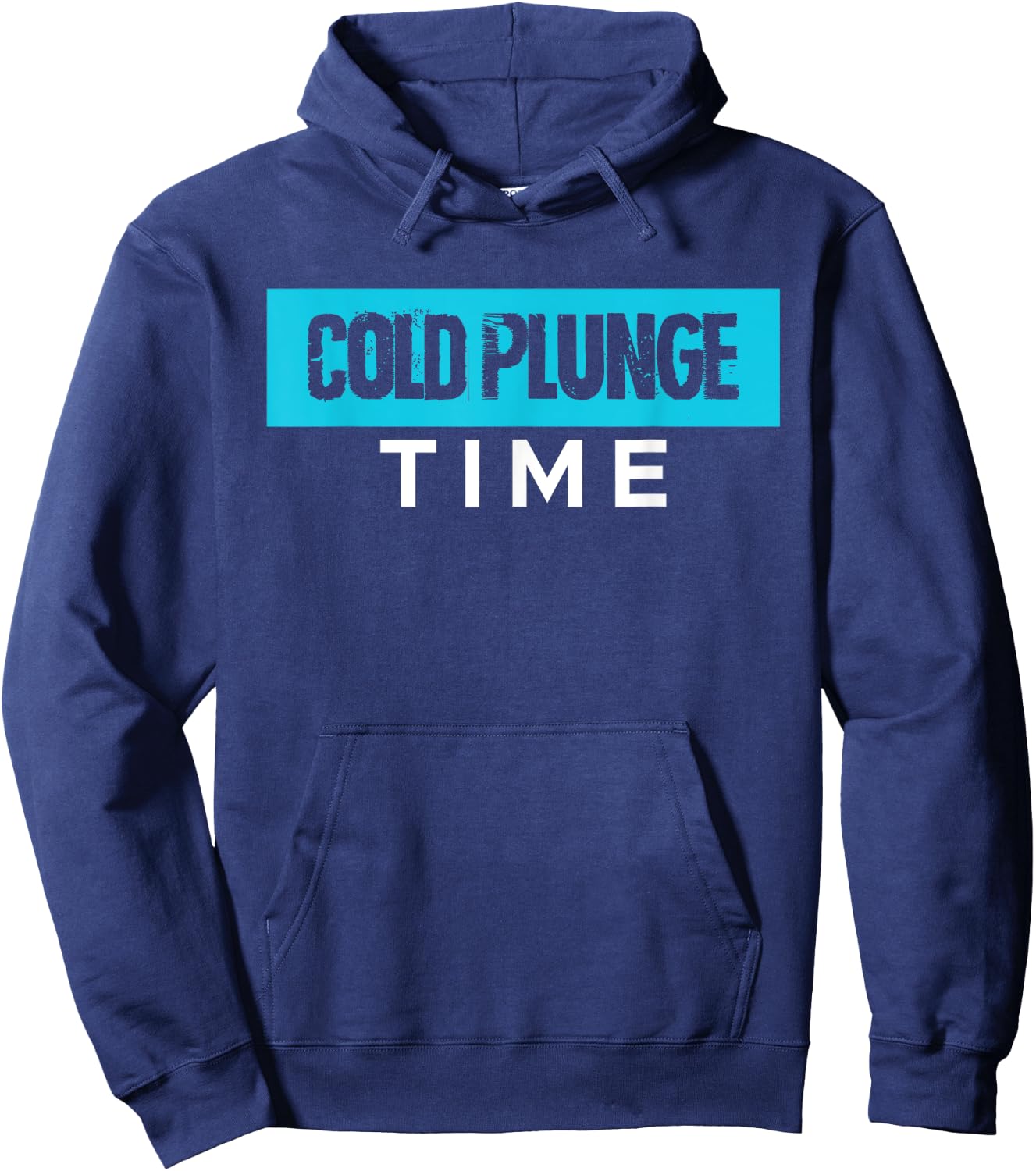 Cold Plunge Time Ice Bath Hoodie - Hoodie | Navy