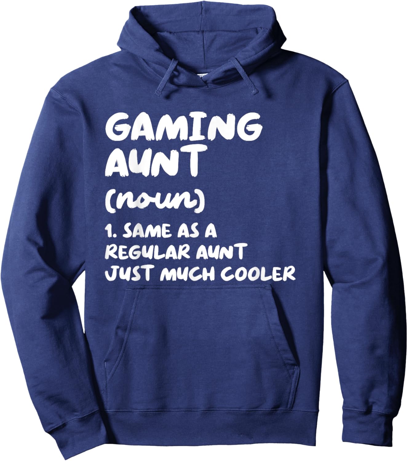 Gaming Aunt Definition Funny Gamer Hoodie - Hoodie | Navy