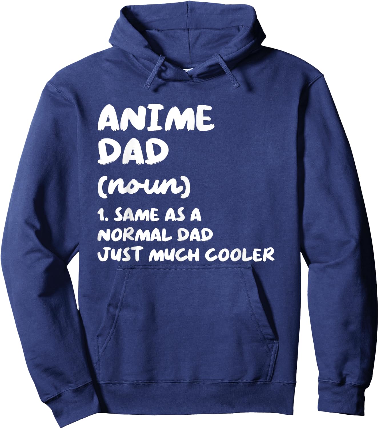 Anime Dad Definition Funny Japanese Hoodie - Hoodie | Navy