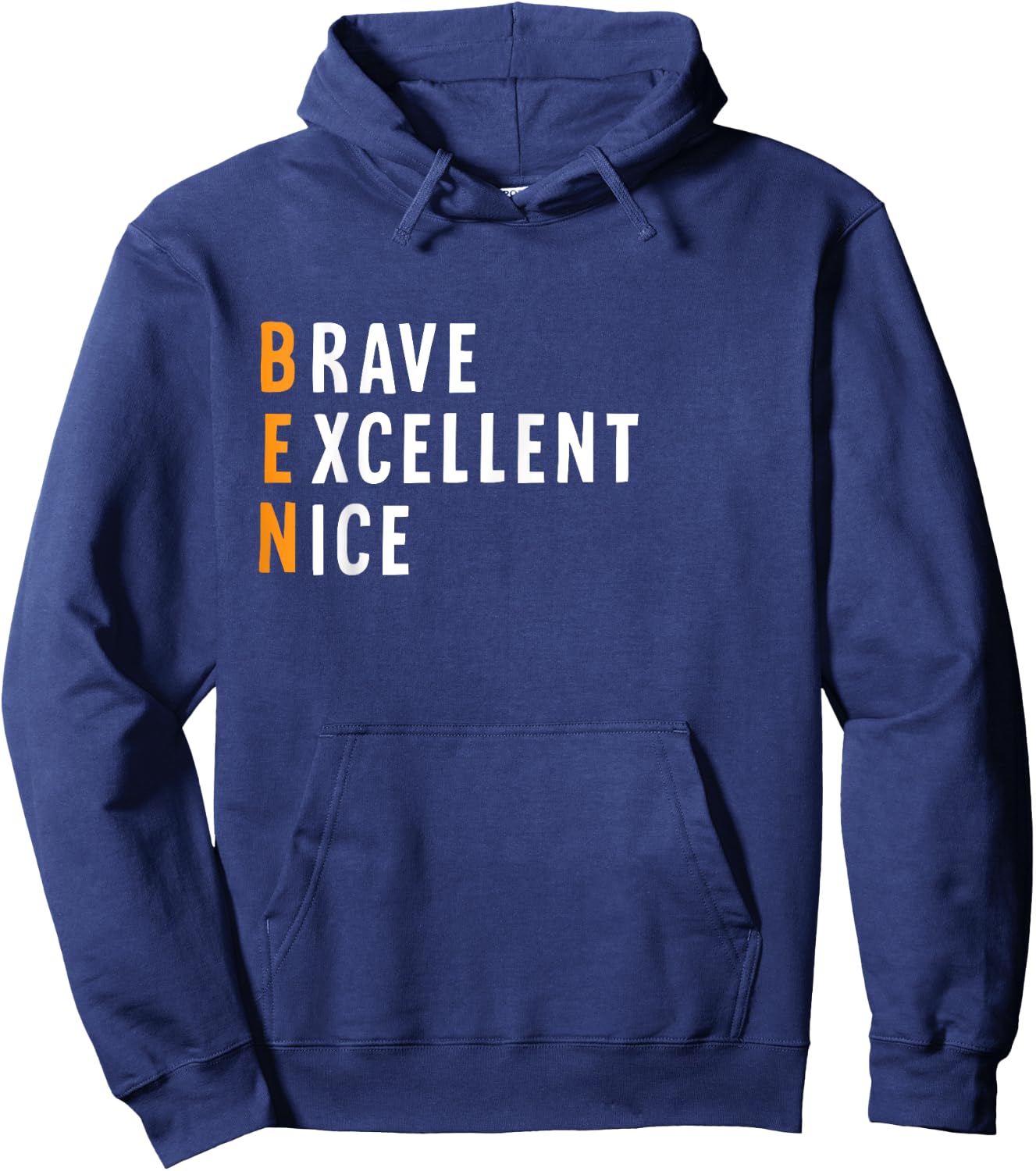 Ben Name Definition Meaning Funny Birthday Hoodie - Hoodie | Navy