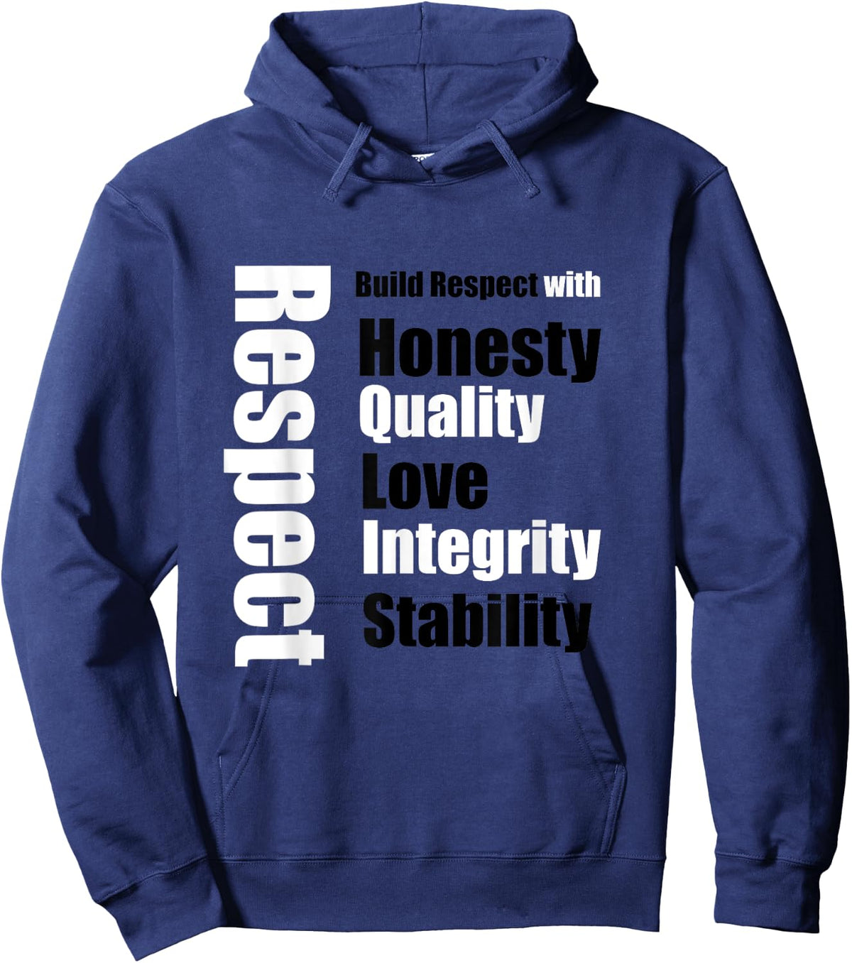Respect Hoodie - Hoodie | Navy