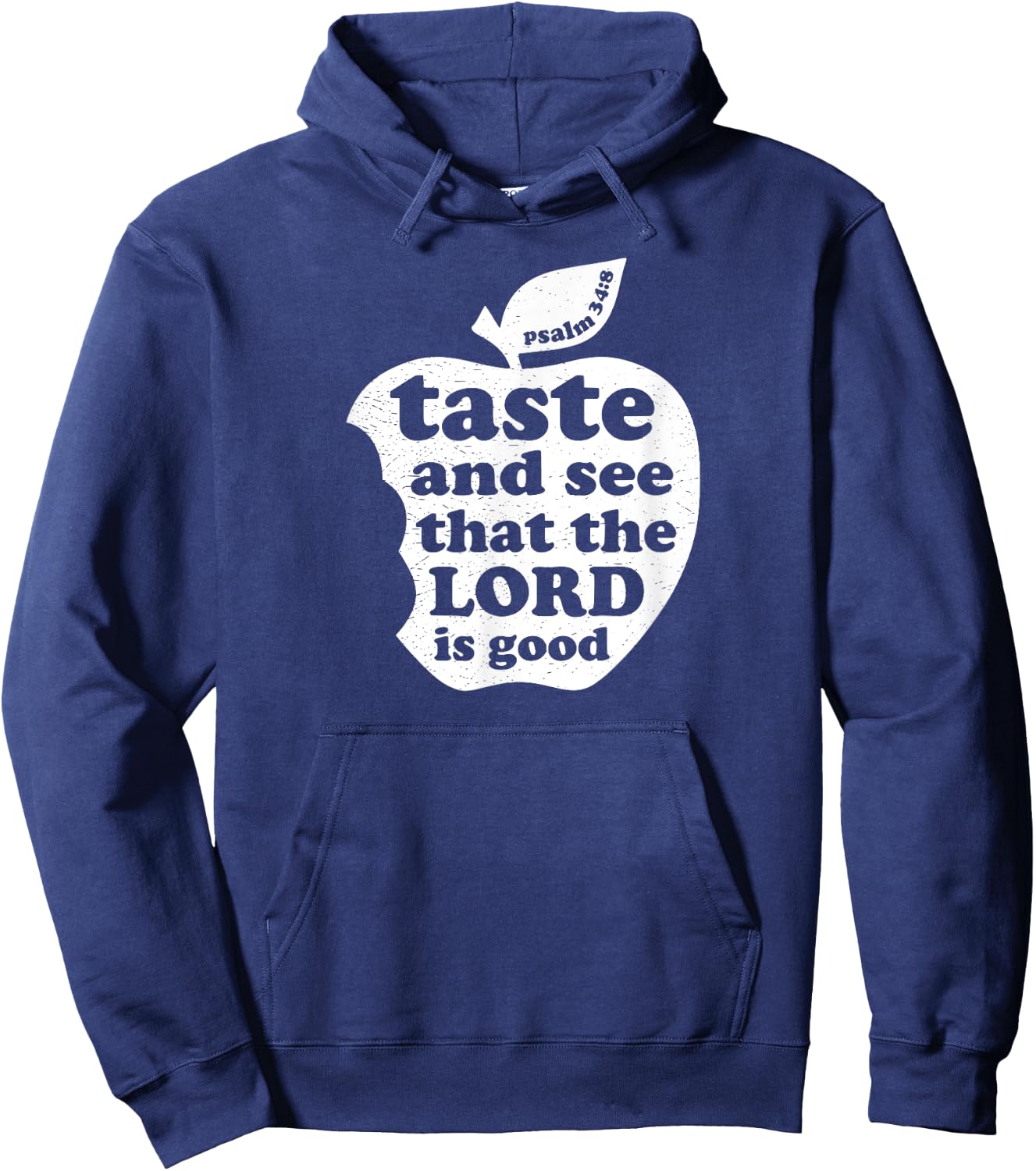 Taste and See that the Lord is Good Bible Verse Hoodie - Hoodie | Navy