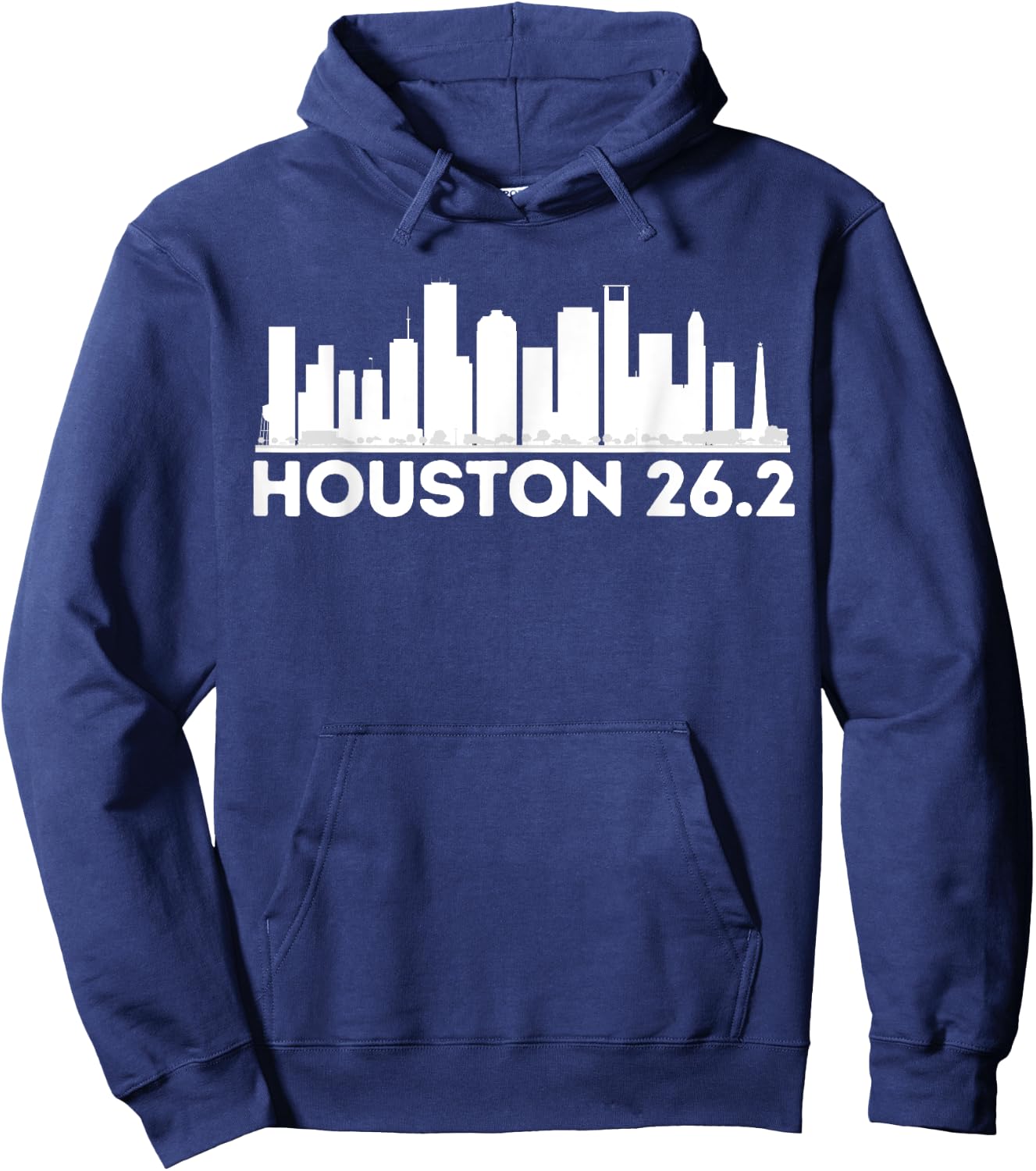 Houston Running Race 26.2 Full Marathon Runner Hoodie - Hoodie | Navy