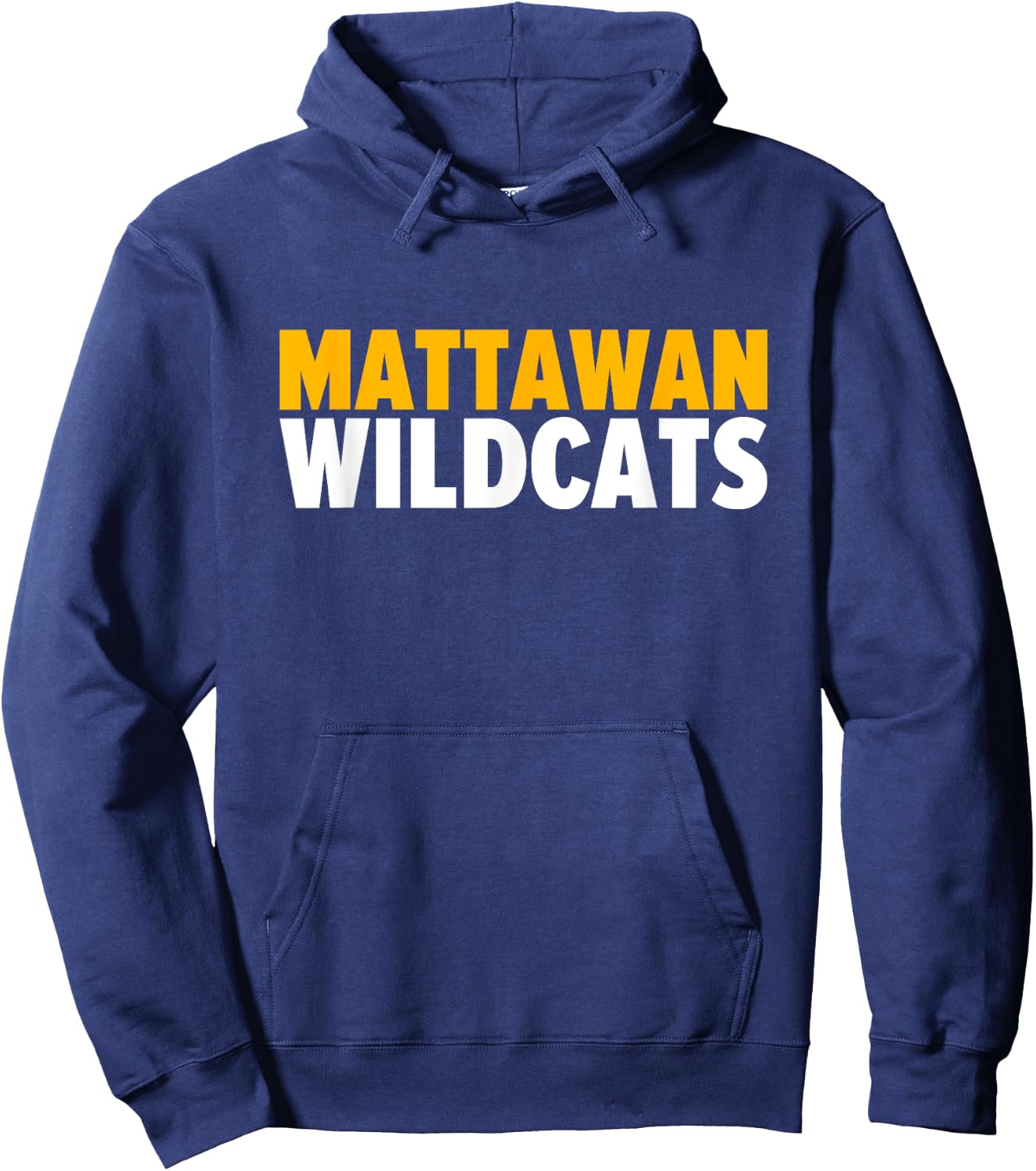 Mattawan Wildcats Bold Hoodie - Hoodie | Navy