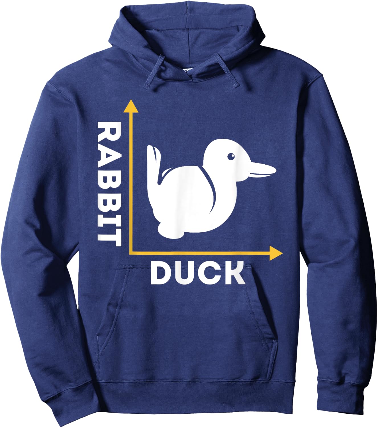 Duck Or Rabbit Hoodie - Hoodie | Navy