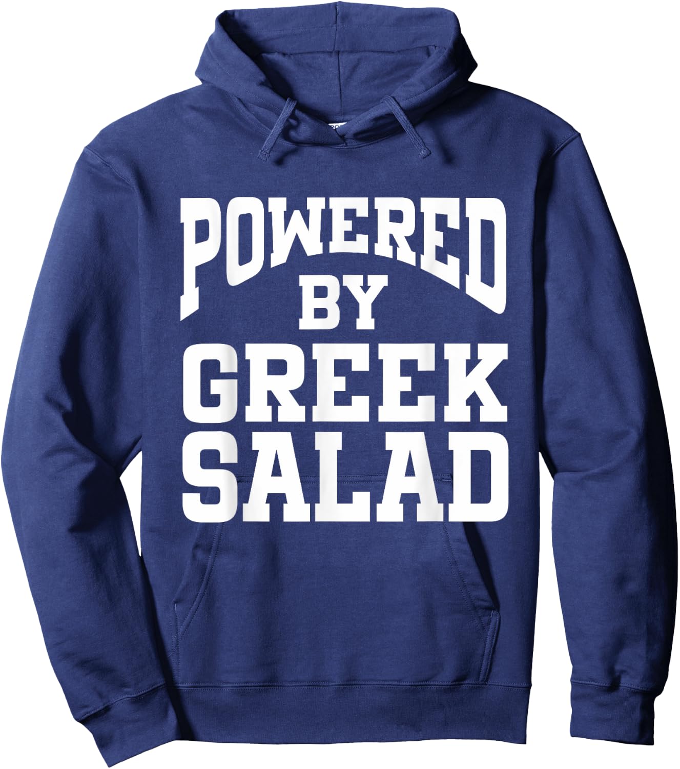 Powered By Greek Salad Hoodie - Hoodie | Navy