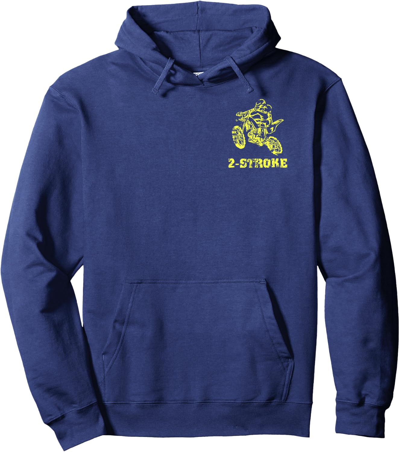 Dirt Bike Braap 2-Stroke 2-Sided Hoodie - Hoodie | Navy