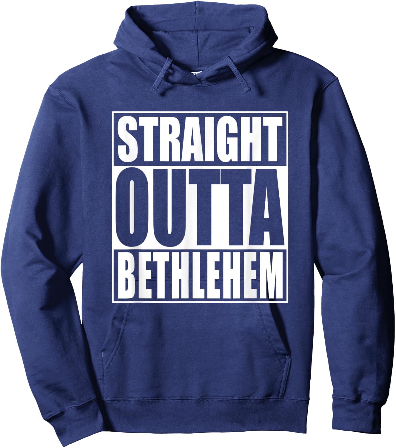 Straight Outta Bethlehem Hoodie - Hoodie | Navy