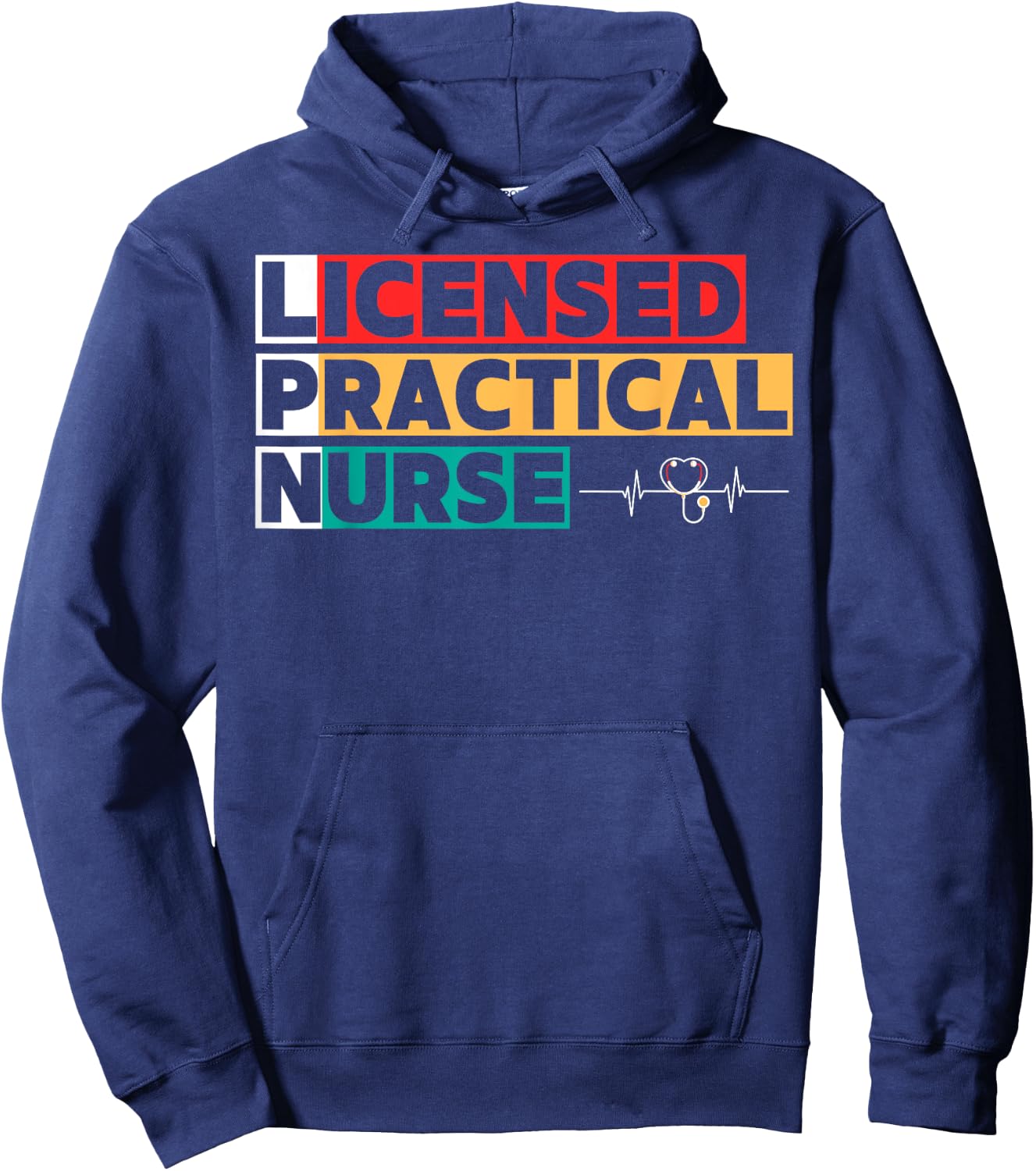 LPN Licensed Practical Nurse Hoodie - Hoodie | Navy