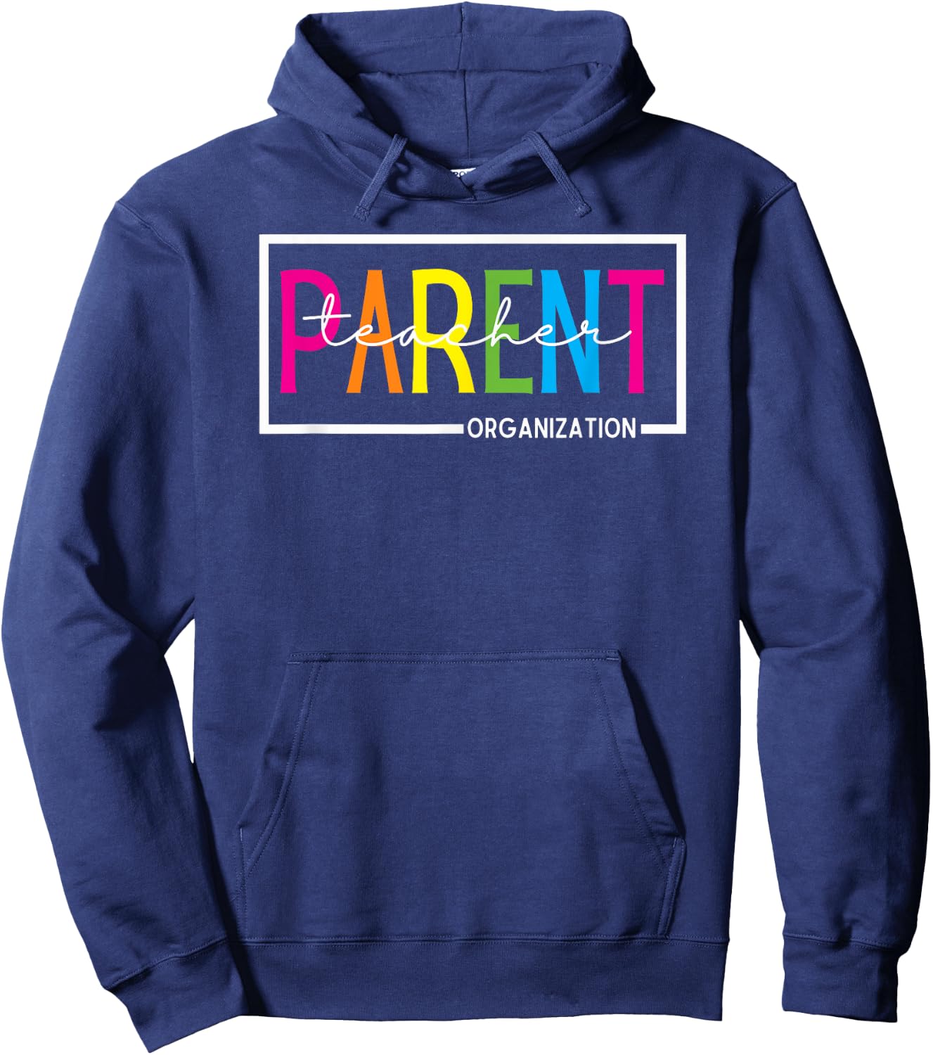 PTO Parent Teacher Organization Men Women Hoodie - Hoodie | Navy