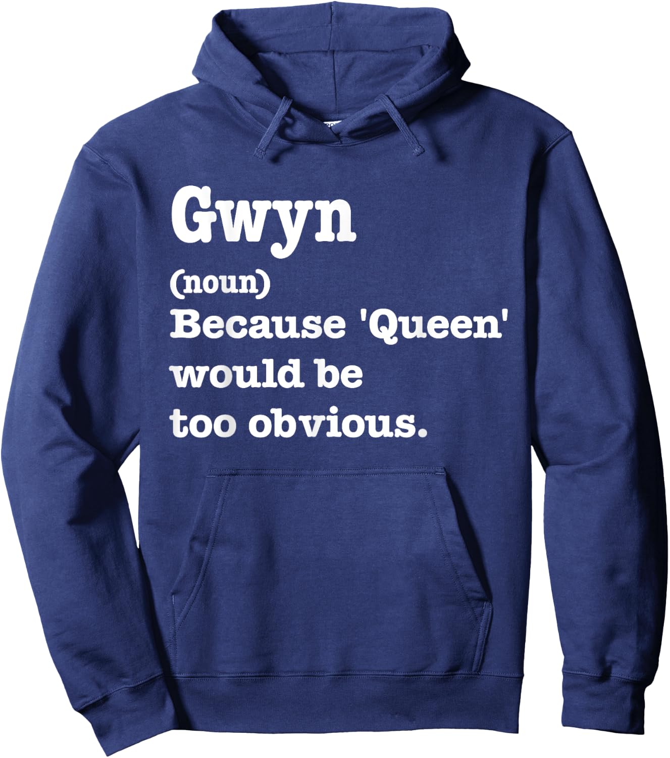 GWYN Sarcasm Queen - Custom GWYN Women's Hoodie - Hoodie | Navy
