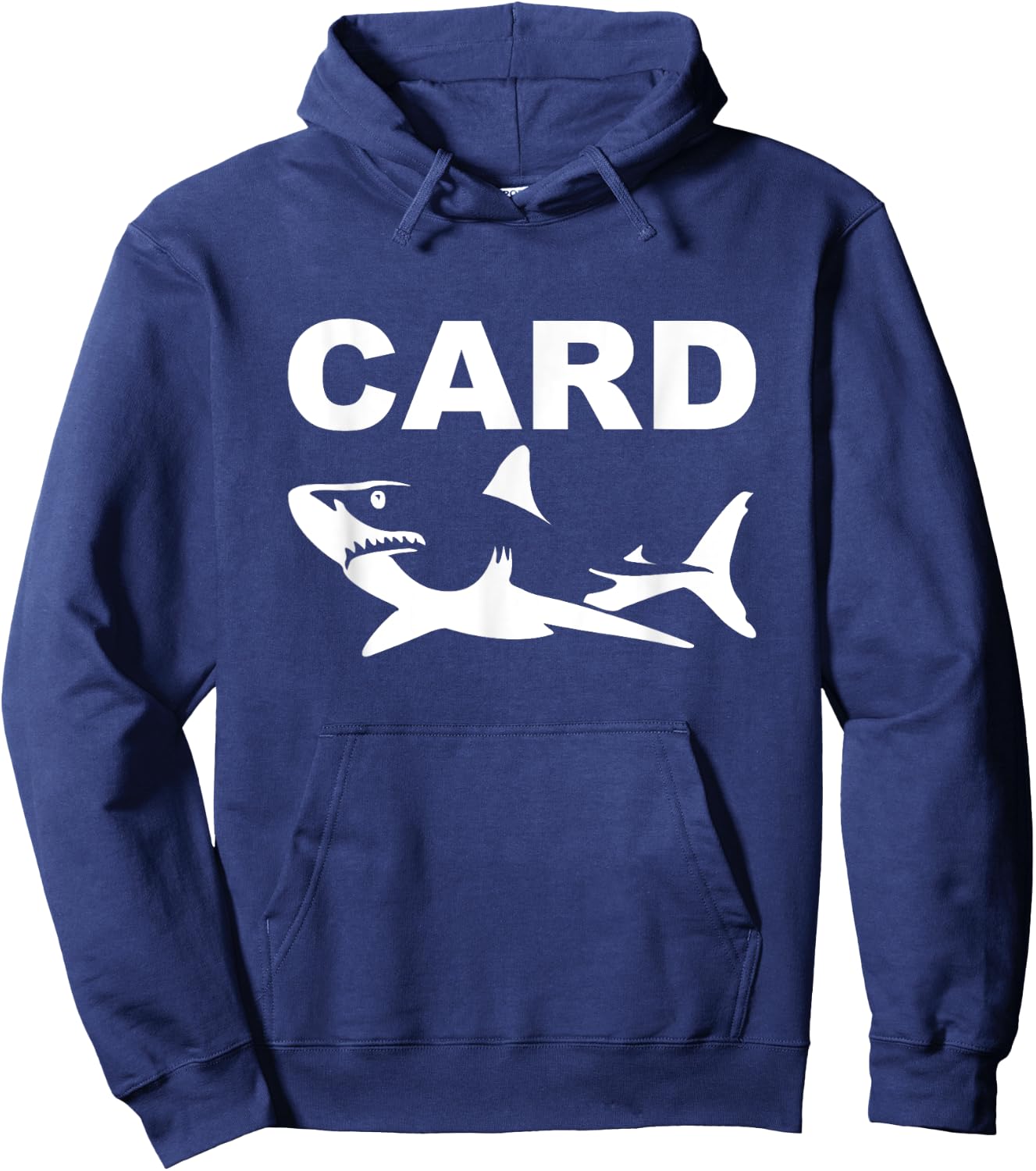 Card Shark Funny Poker Player Hoodie - Hoodie | Navy