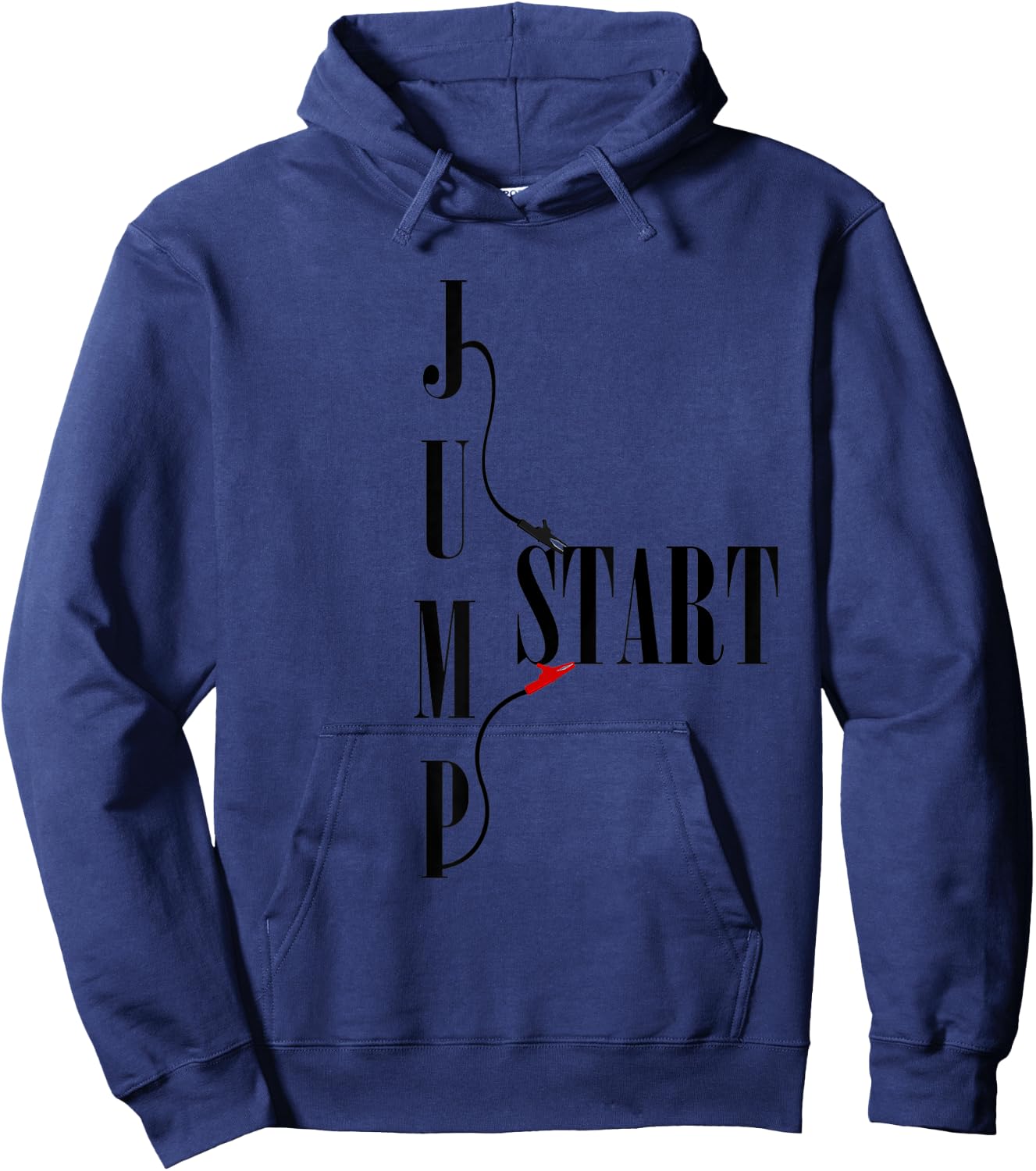 Jump Start - Car Junkie Lover Hoodie - Hoodie | Navy