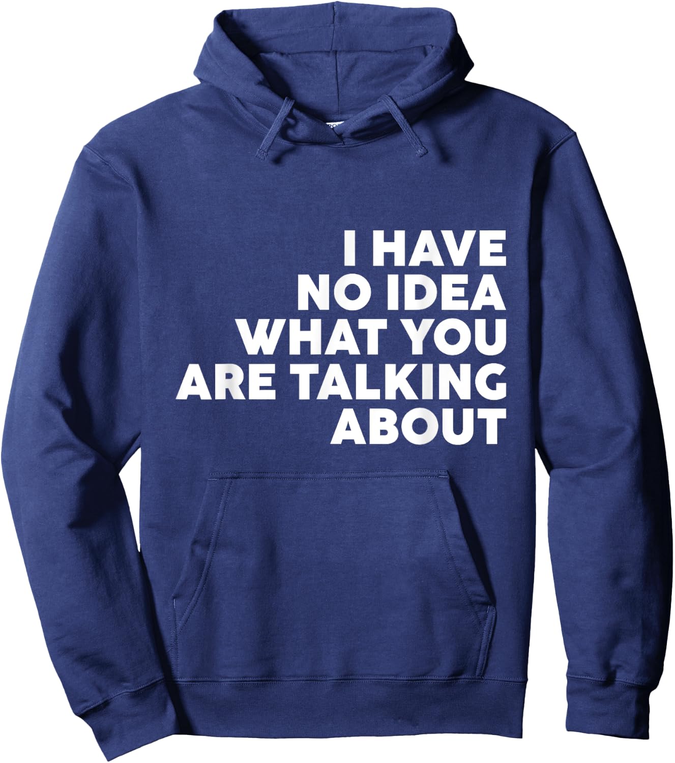 I Have No Idea What You Are Talking About Hoodie - Hoodie | Navy