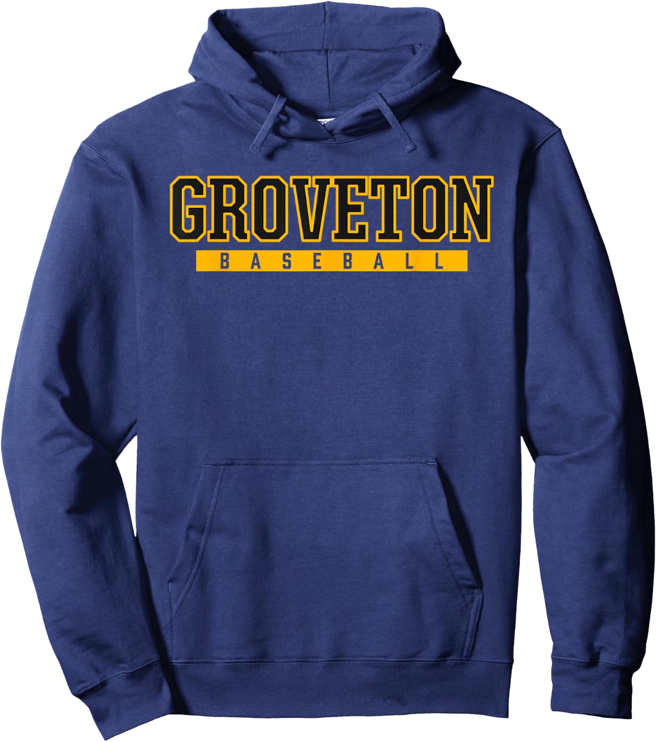 Groveton High School Baseball Hoodie - Hoodie | Navy