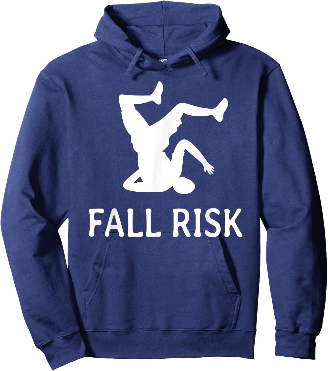 Fall Risk Funny Hoodie - Hoodie | Navy