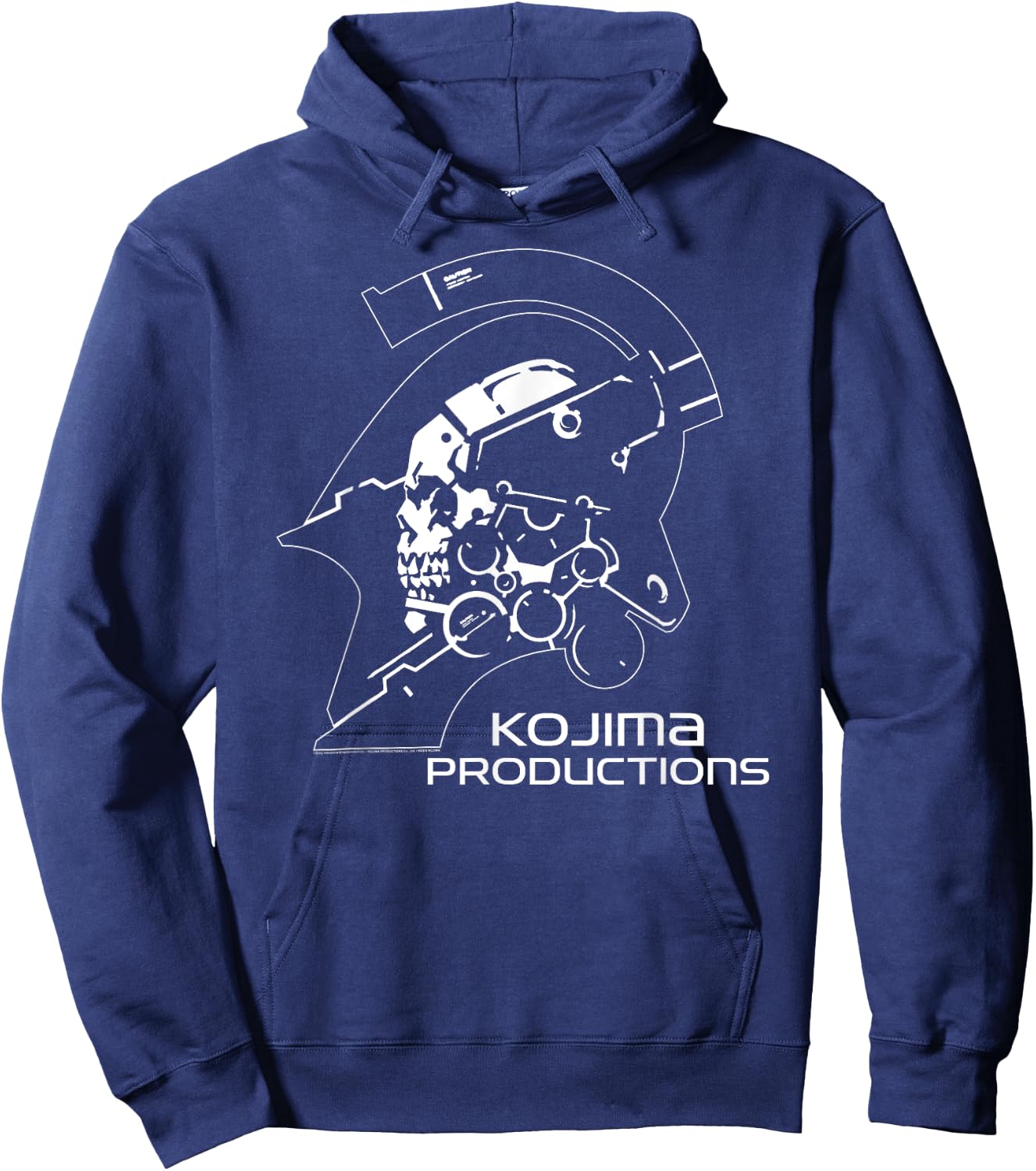 Kojima Productions White Video Gaming Merch Hoodie - Hoodie | Navy