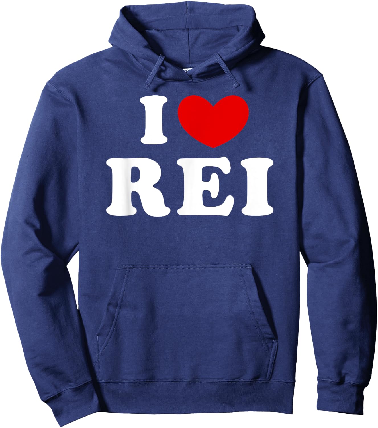 I Love Rei, I Heart Rei Hoodie - Hoodie | Navy